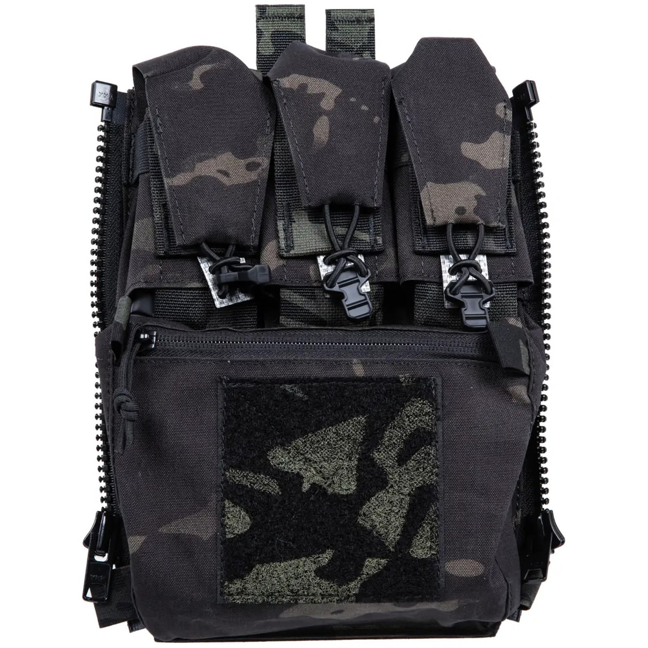 Wosport - V5 PC Taktisches Panel mit Magazintaschen - MultiCam Black