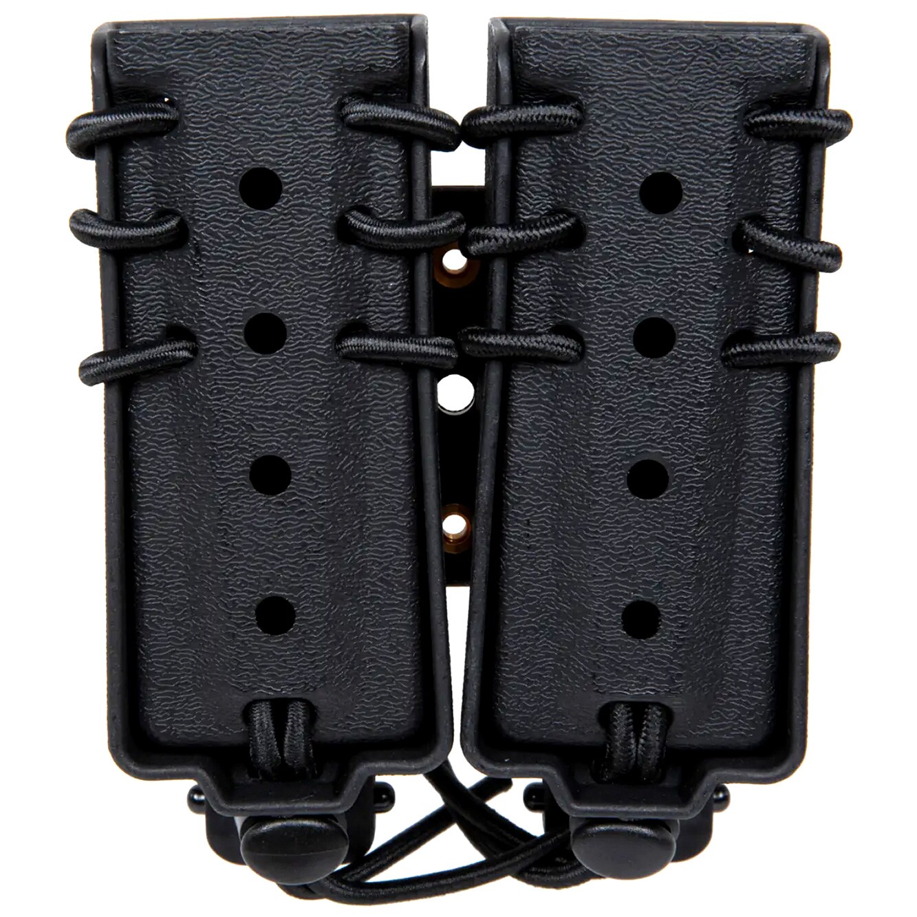 Wosport Urban Assault Long Quick Pull Doppelmagazintasche für 9-mm-Magazine – Schwarz