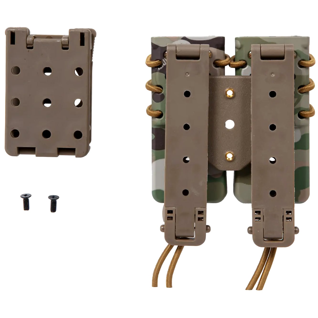 Wosport - Urban Long Quick Pull Doppel-Magazintasche - MultiCam