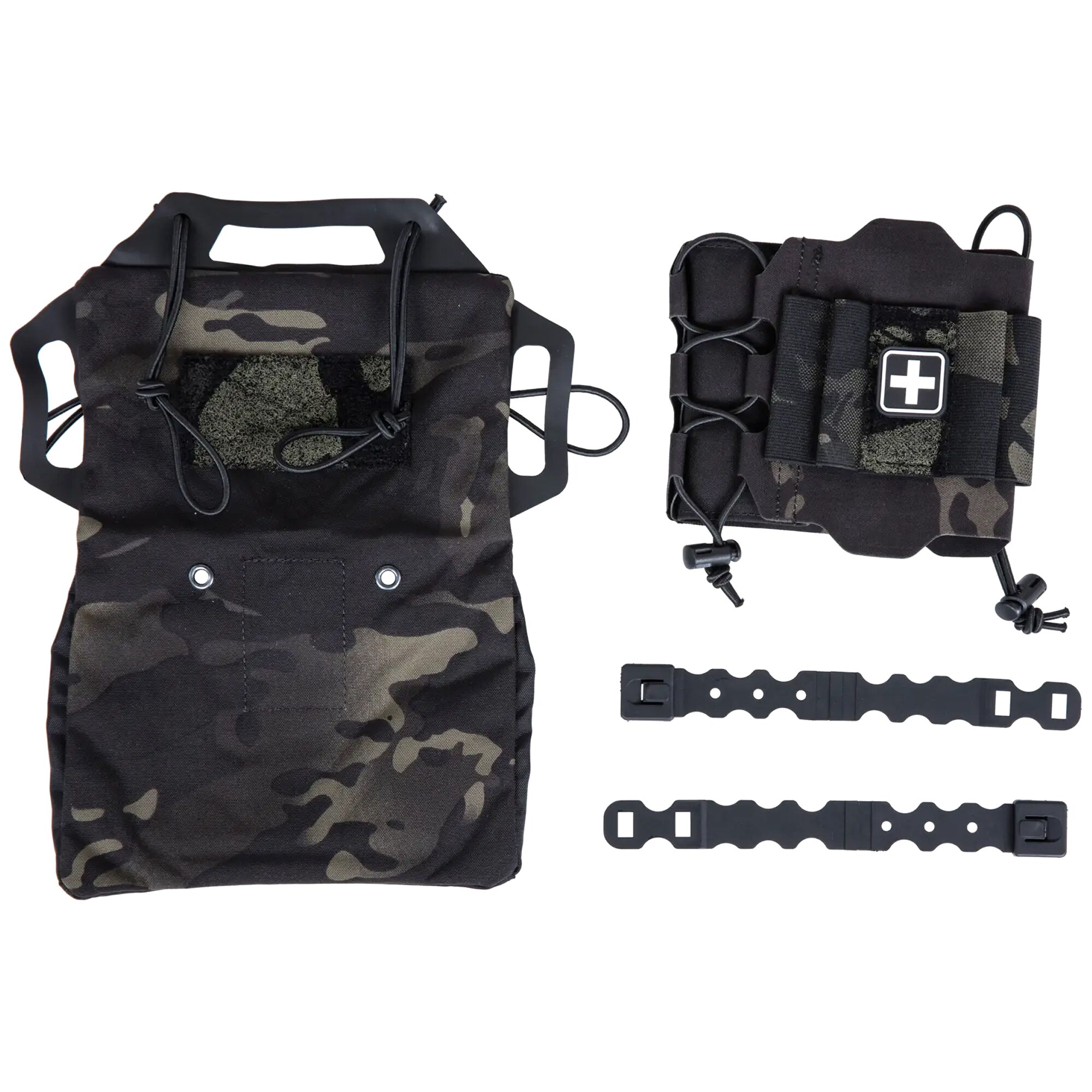 Wosport - Abreißbares Erste-Hilfe-Set mit MOLLE-Panel - MultiCam Black