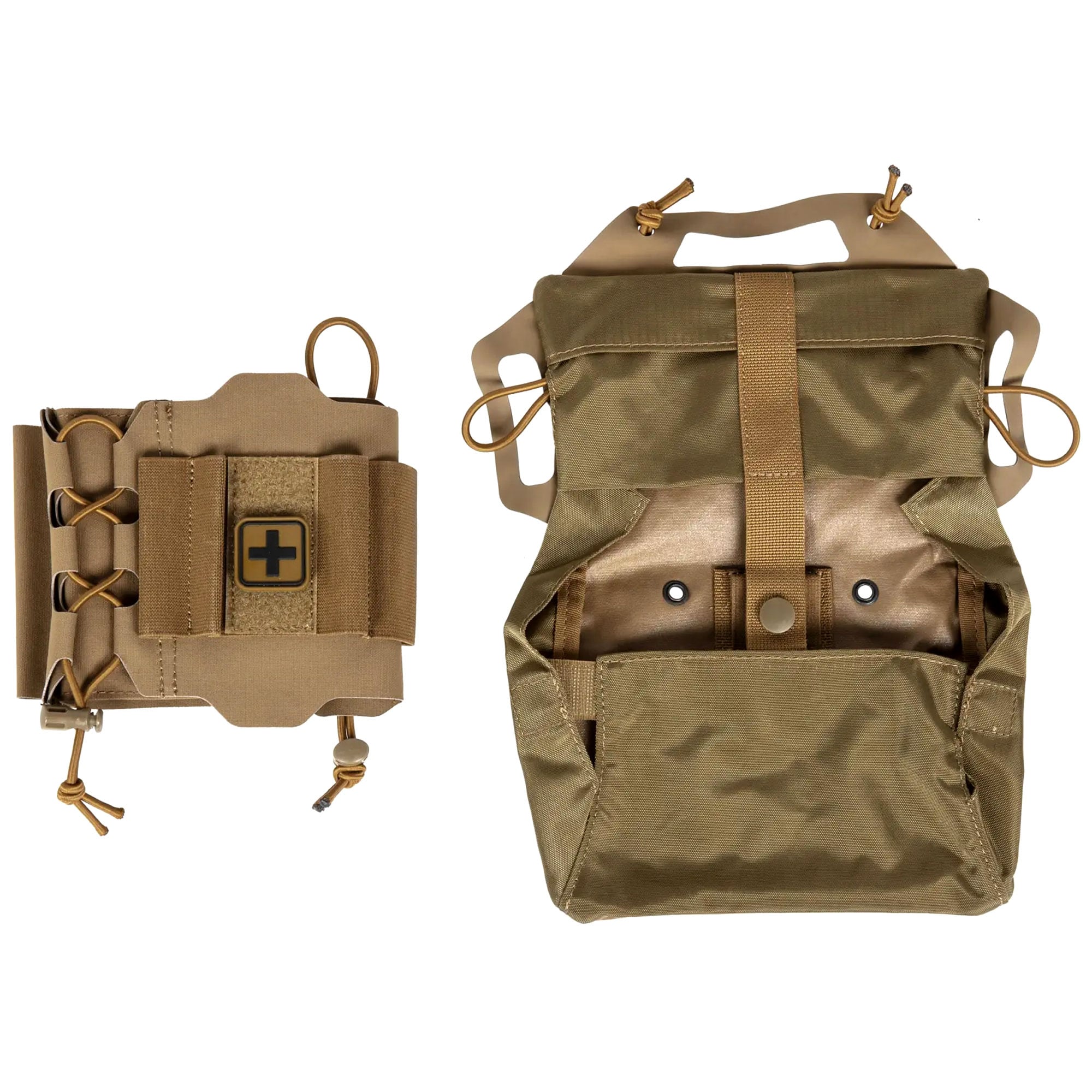 Wosport - Rapid Deployment Velcro IFAK Erste-Hilfe-Set zum Abreißen - Coyote Brown