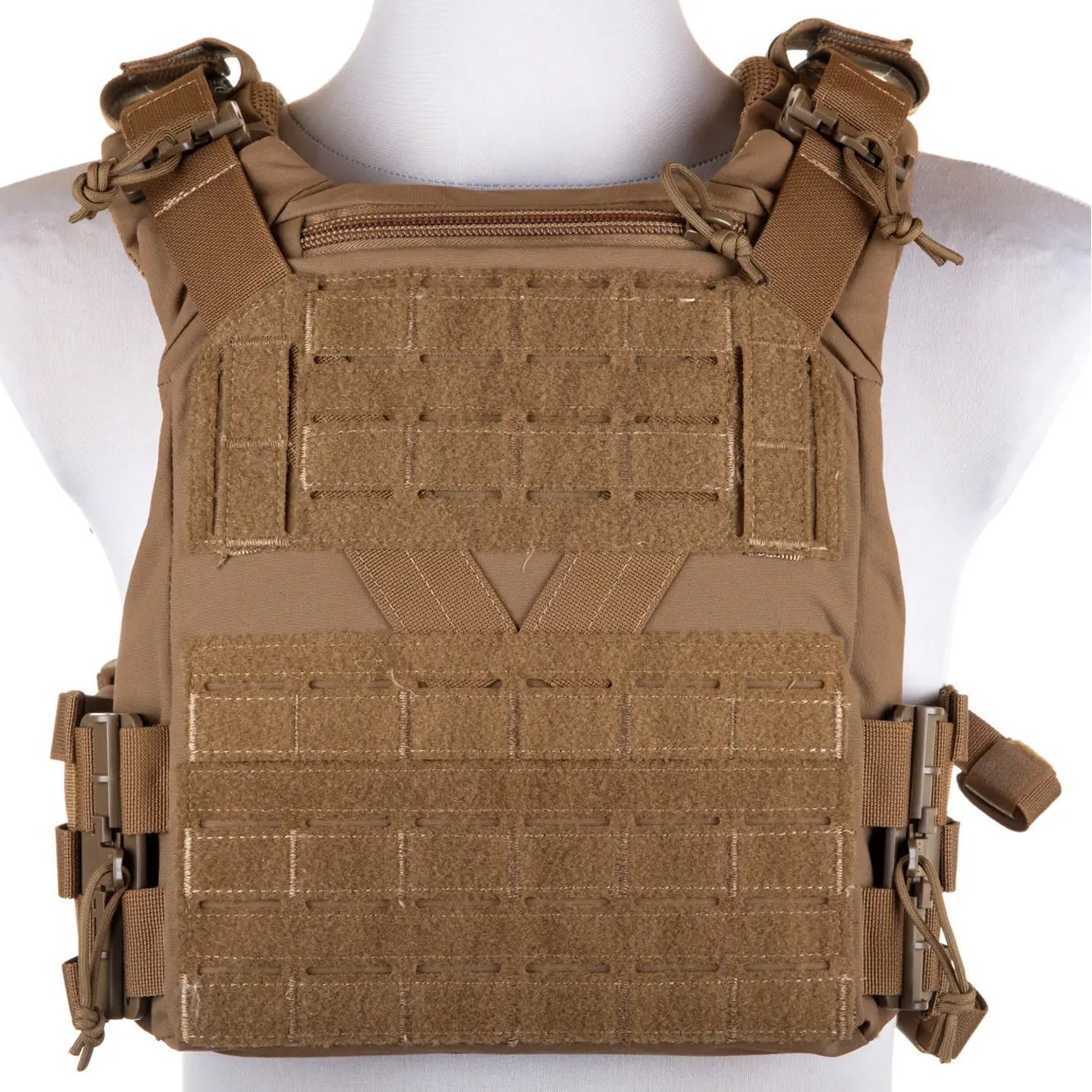 Wosport - VE-83 - Plate Carrier Taktische Weste - Coyote Brown