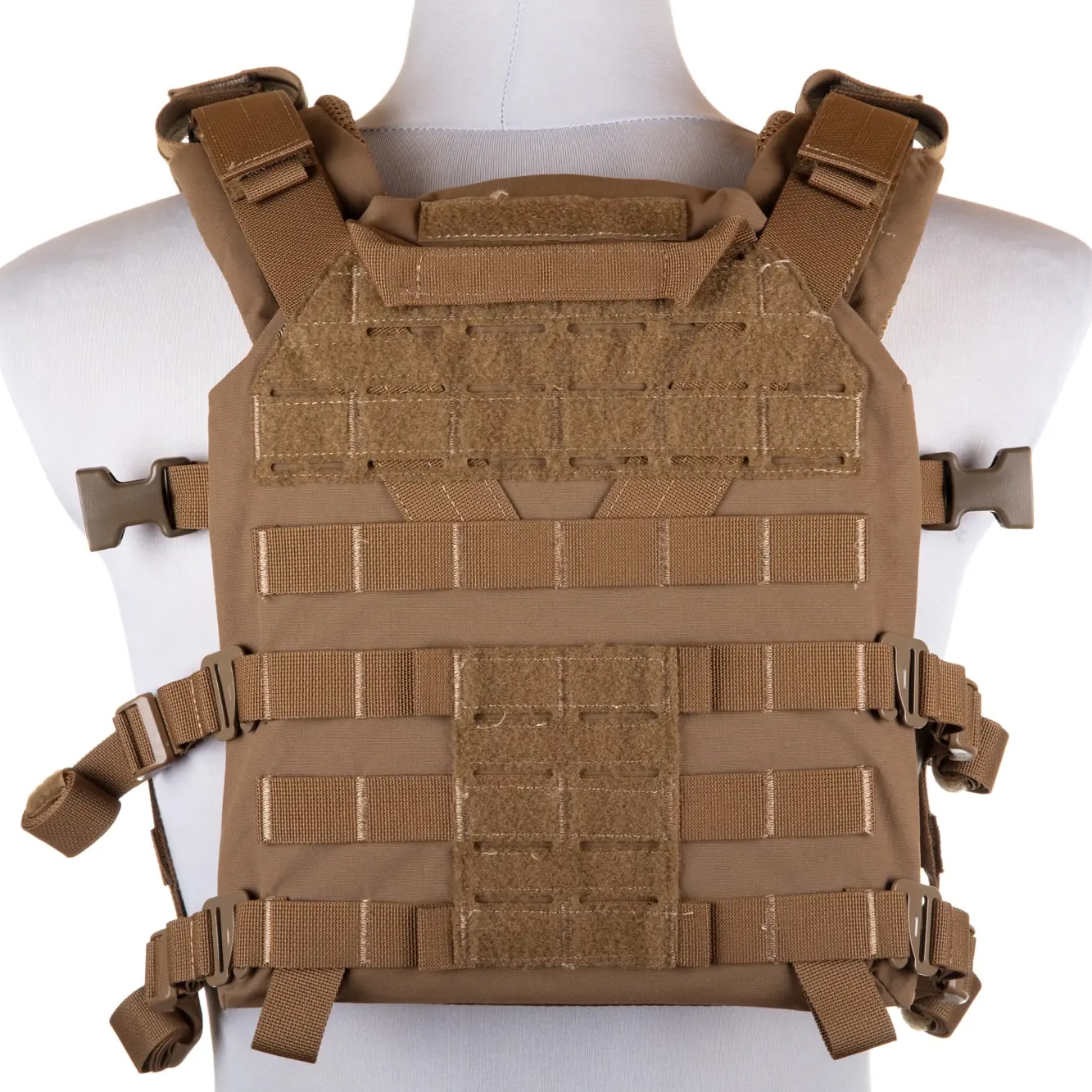 Wosport - VE-83 - Plate Carrier Taktische Weste - Coyote Brown