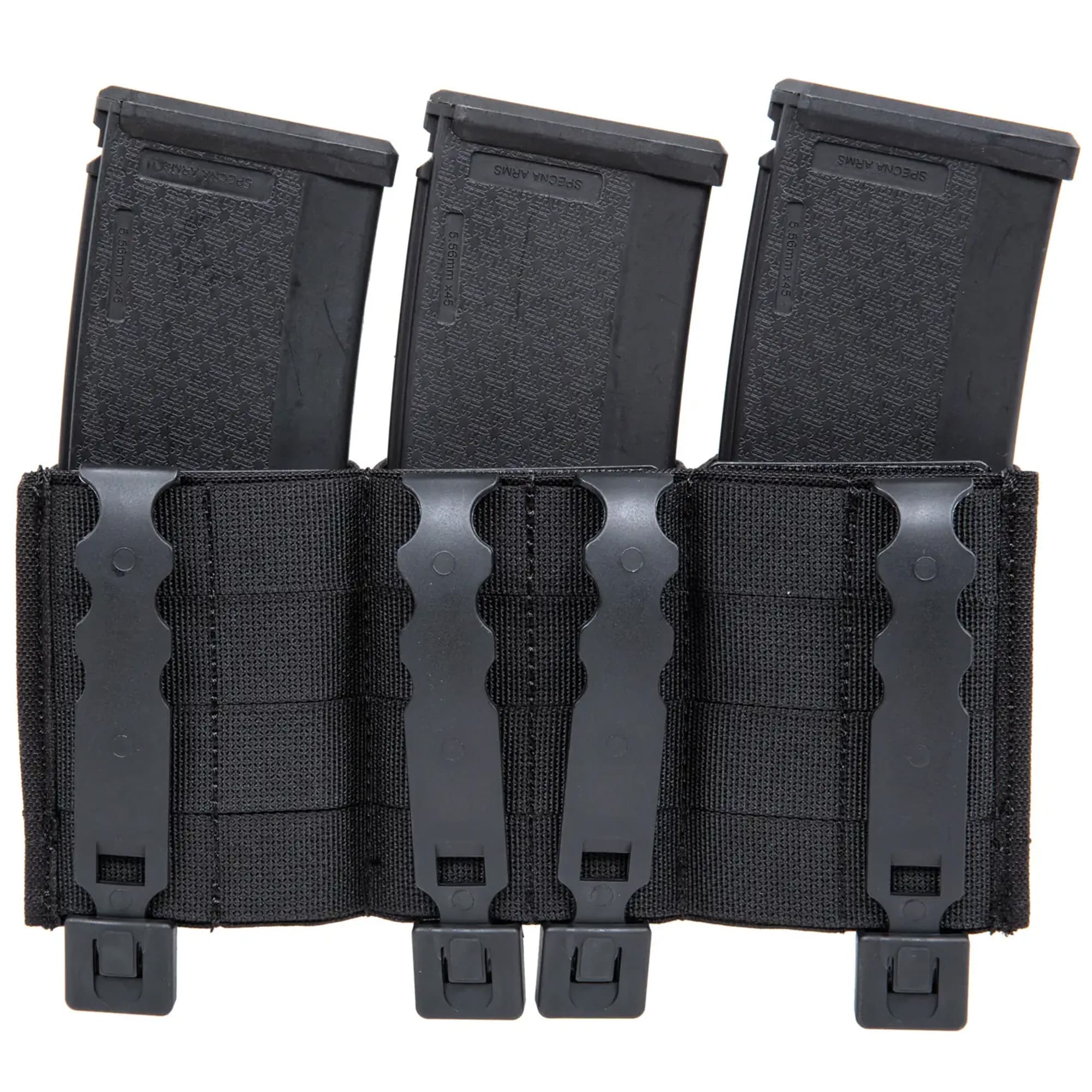 Wosport - FAST Offene Dreifach-Magazintasche für Magazine - Black