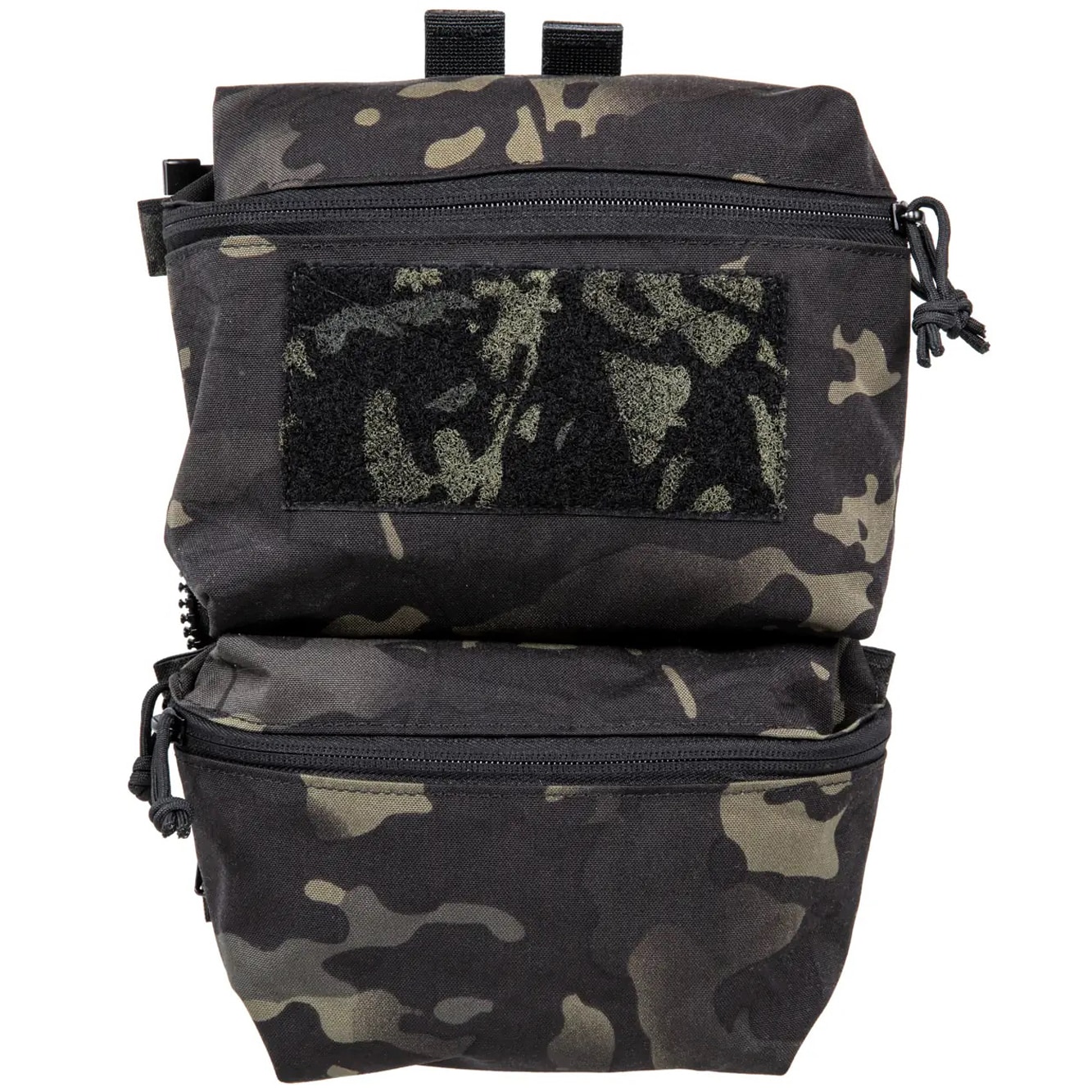 Wosport - PC Back Panel Double Bag - Rückseitige Zusatztasche für V5-Taktische Weste  - MultiCam Black