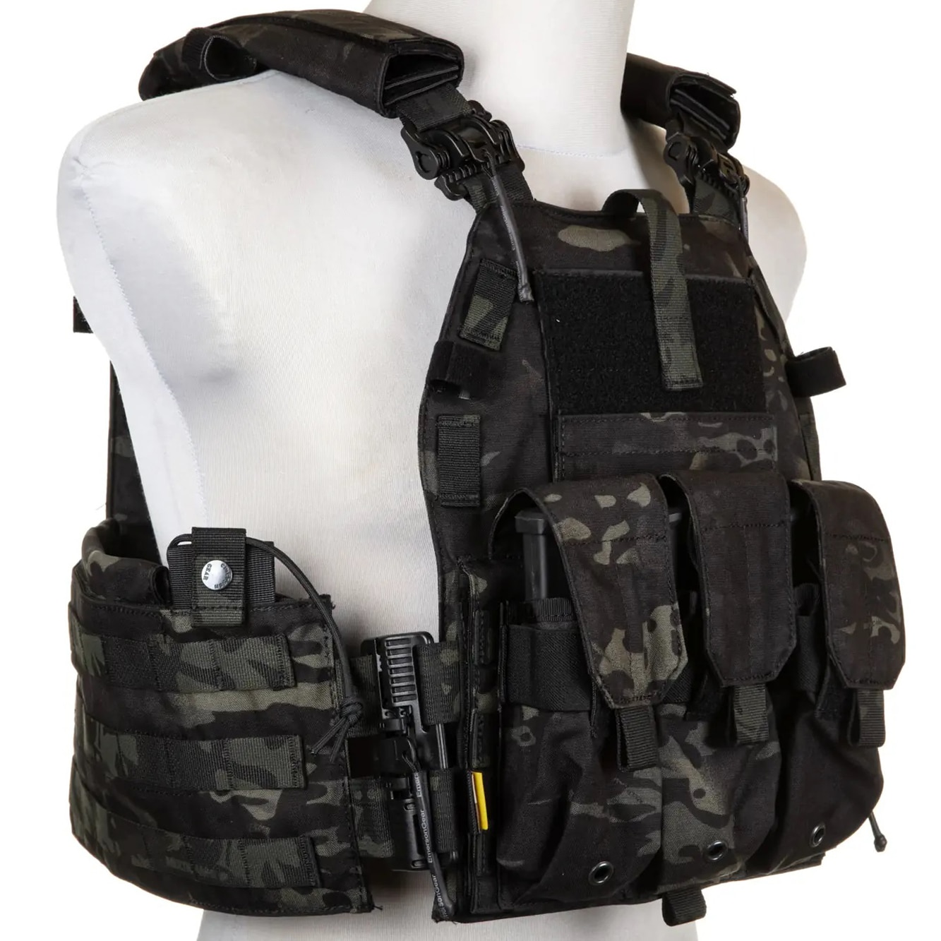 Emerson - Gear Plate Carrier Blue Label 094K - Taktische Weste - MultiCam Black