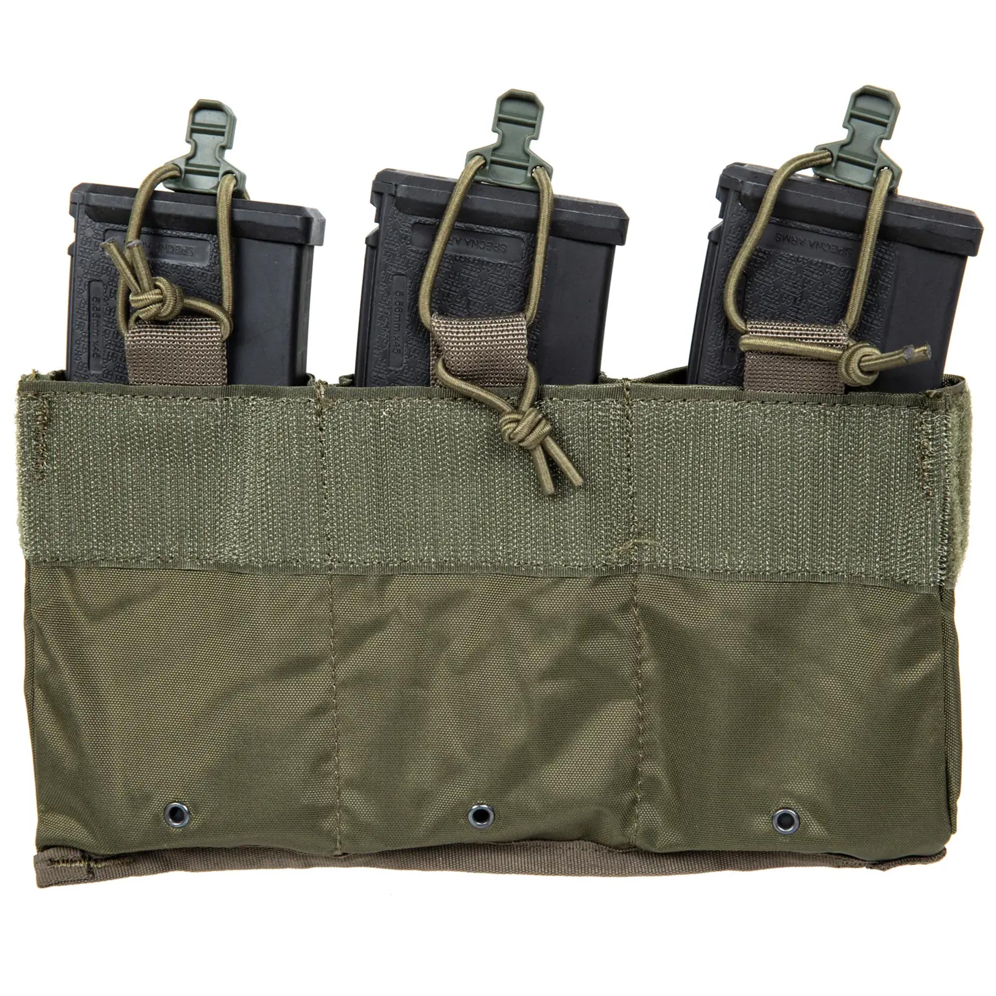 Wosport - Dreifach-Magazintasche für 7,62 mm Magazine - Ranger Green