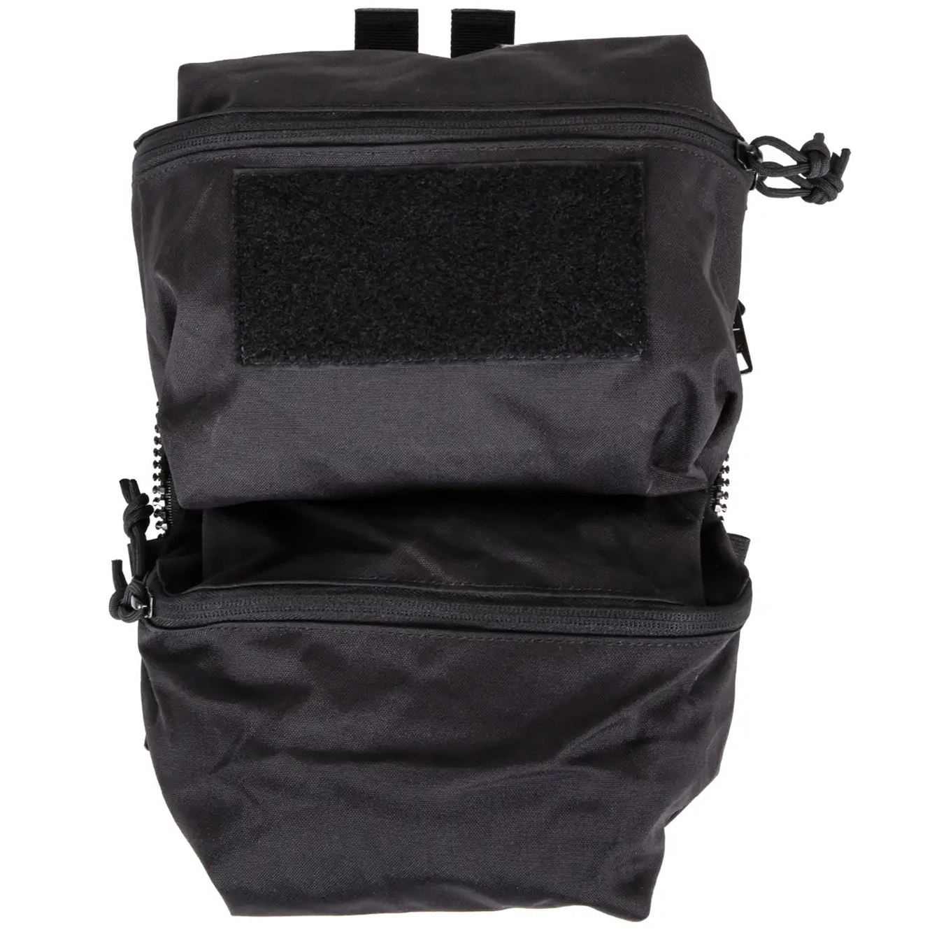 Wosport - PC Back Panel Double Bag für die taktische V5 Weste - Schwarz