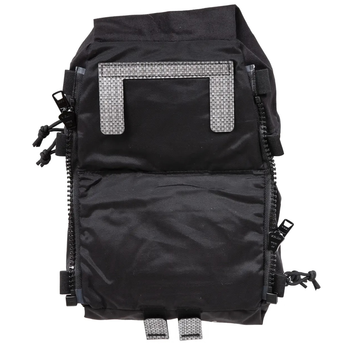 Wosport - PC Back Panel Double Bag für die taktische V5 Weste - Schwarz