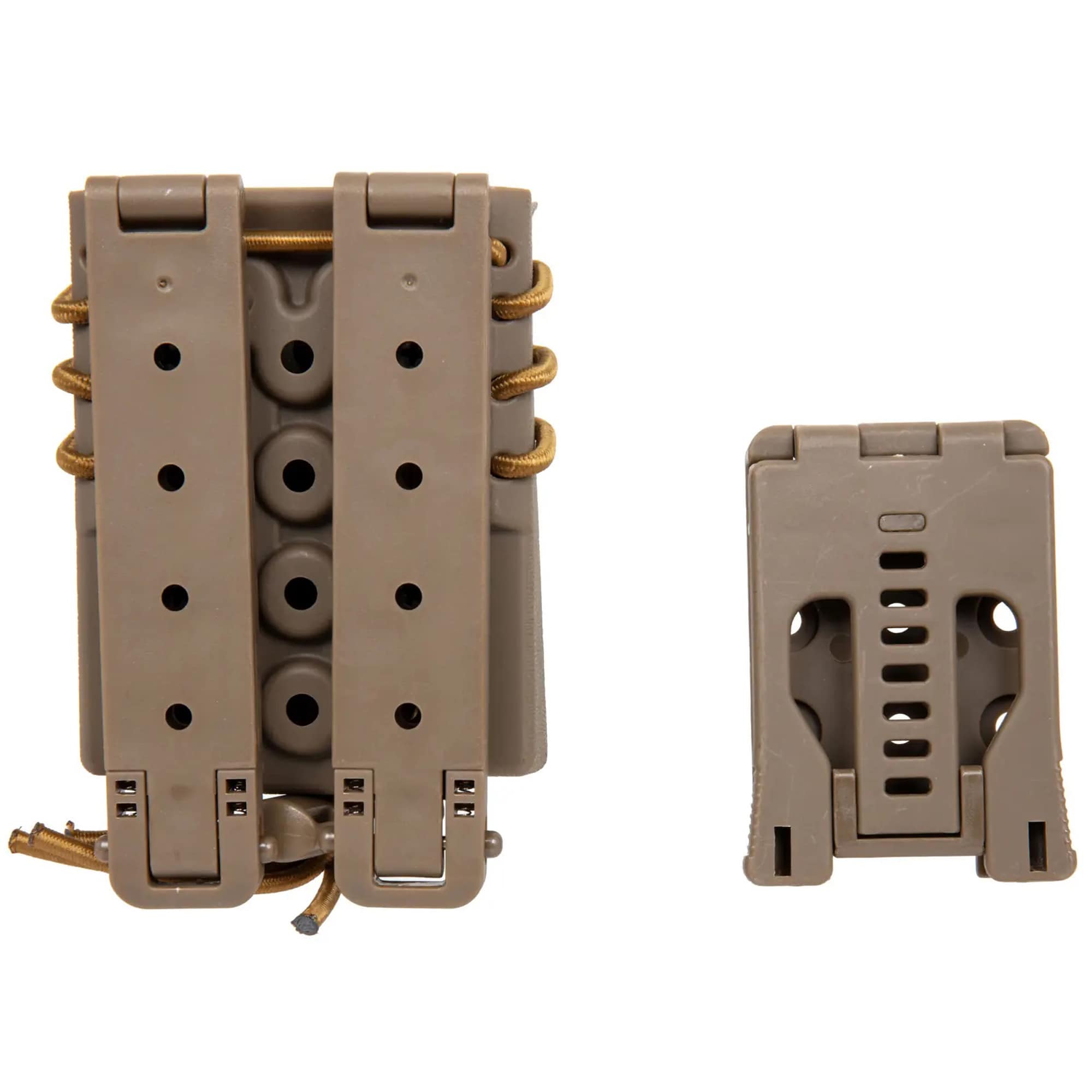 Wosport - Urban Assault Quick Pull Doppel-Magazintasche für 9 mm Magazine - Tan