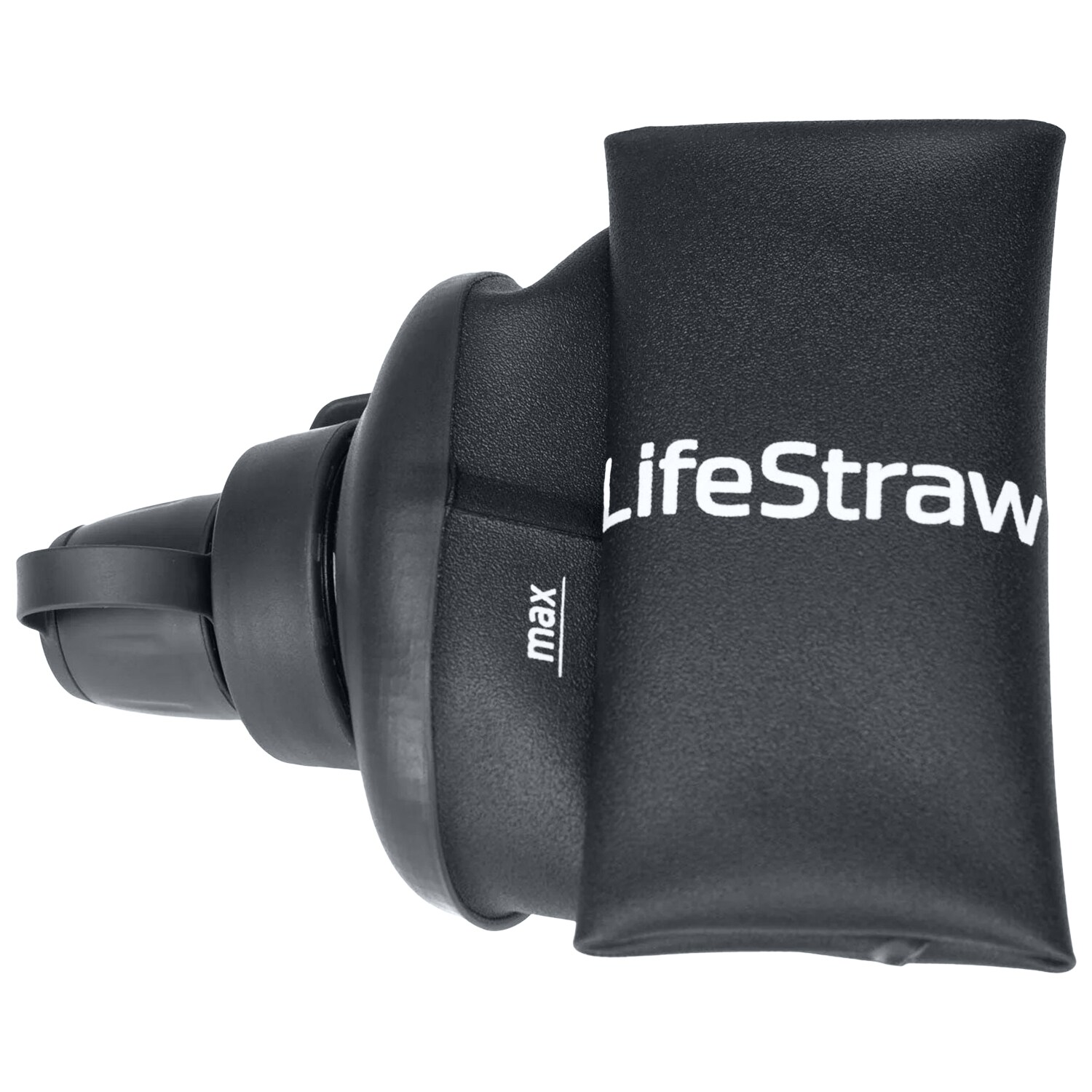 LifeStraw - Peak Squeeze 1 l - Roll-Up Trinkflasche - Dark Gray