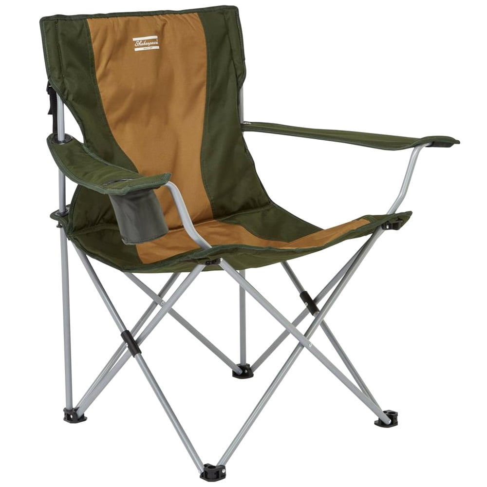 Shakespeare - Deluxe Folding Armchair - Campingstuhl - Brown/Green