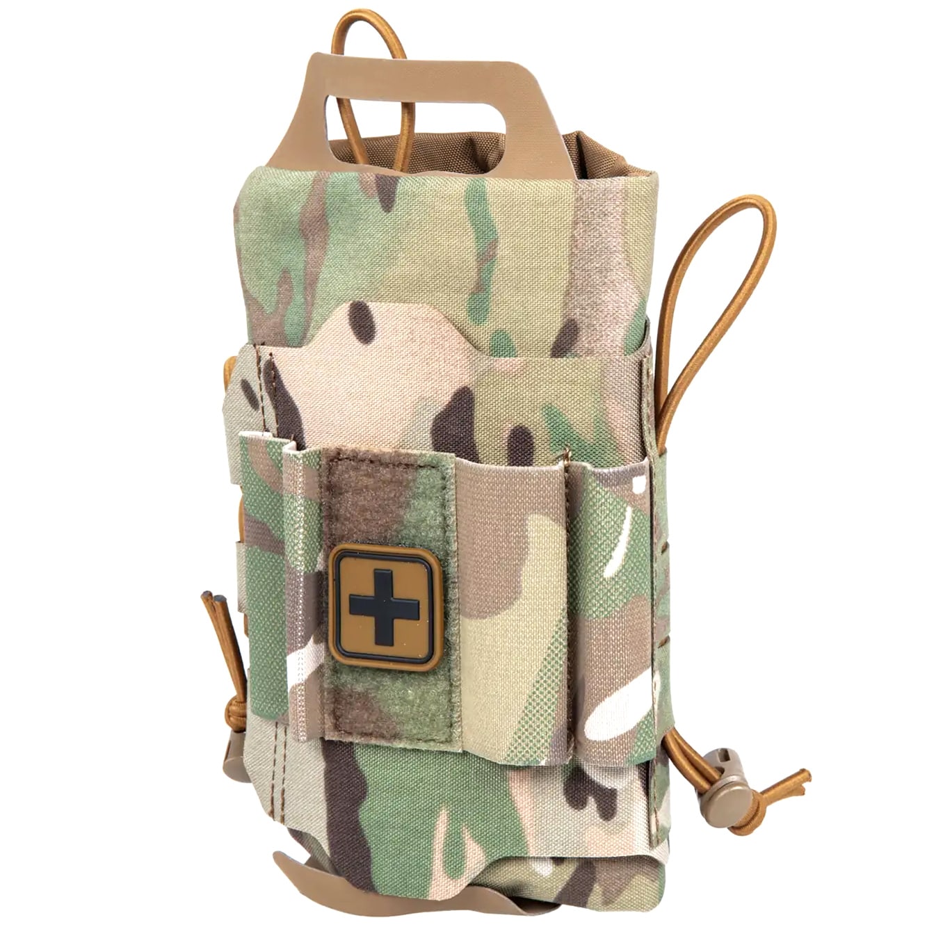 Wosport Abreißbare Erste-Hilfe-Tasche mit Rapid Deployment Velcro IFAK MOLLE-Panel - MultiCam