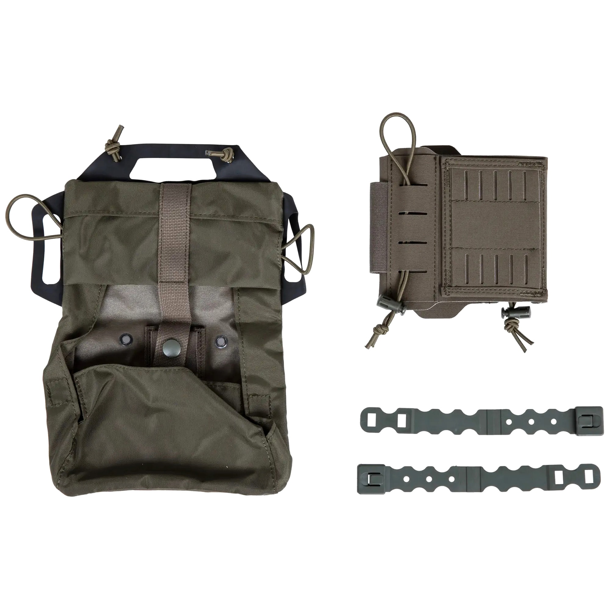 Wosport Abreißbare Erste-Hilfe-Tasche mit Rapid Deployment Velcro IFAK MOLLE-Panel - Ranger Green