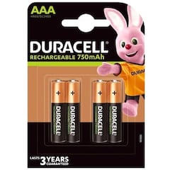 Duracell - Rechargeable HR3/AAA 750 mAh - Akku - 4 Stk.
