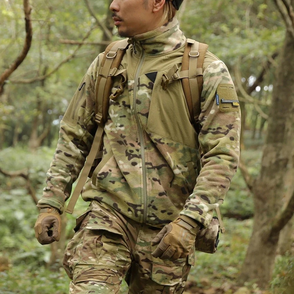 Emerson - Gear Blue Label Glaucidium - Fleecejacke -  MultiCam