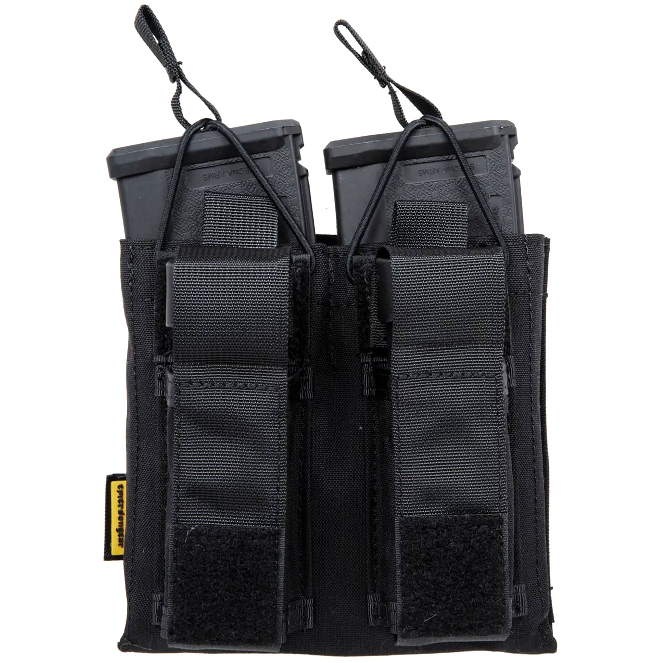 Emerson - Open Top Doppel-Magazintasche für große und kleine Magazine - Black