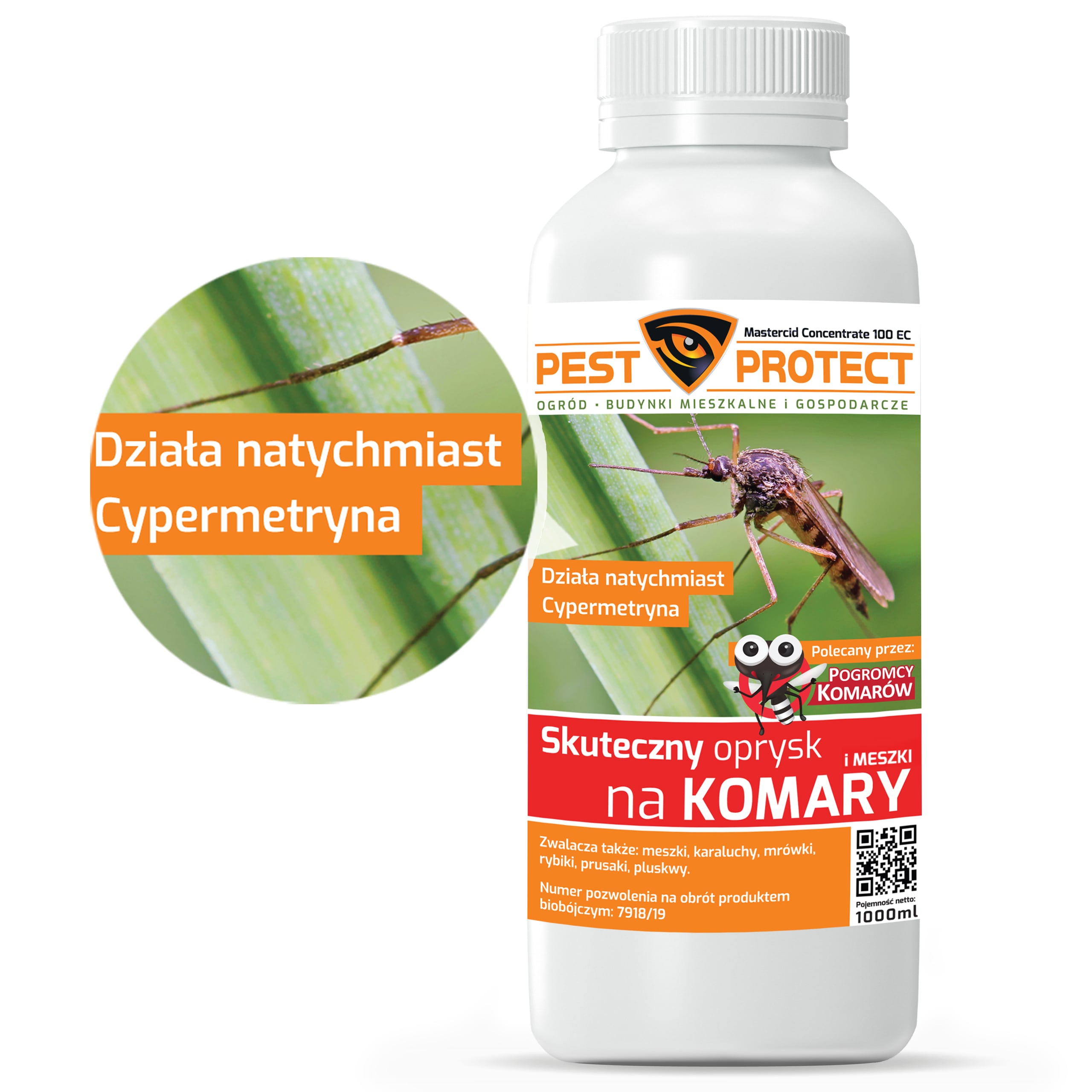 Pest Protect - Mücken- und Zeckenschutzmittel 1000 ml