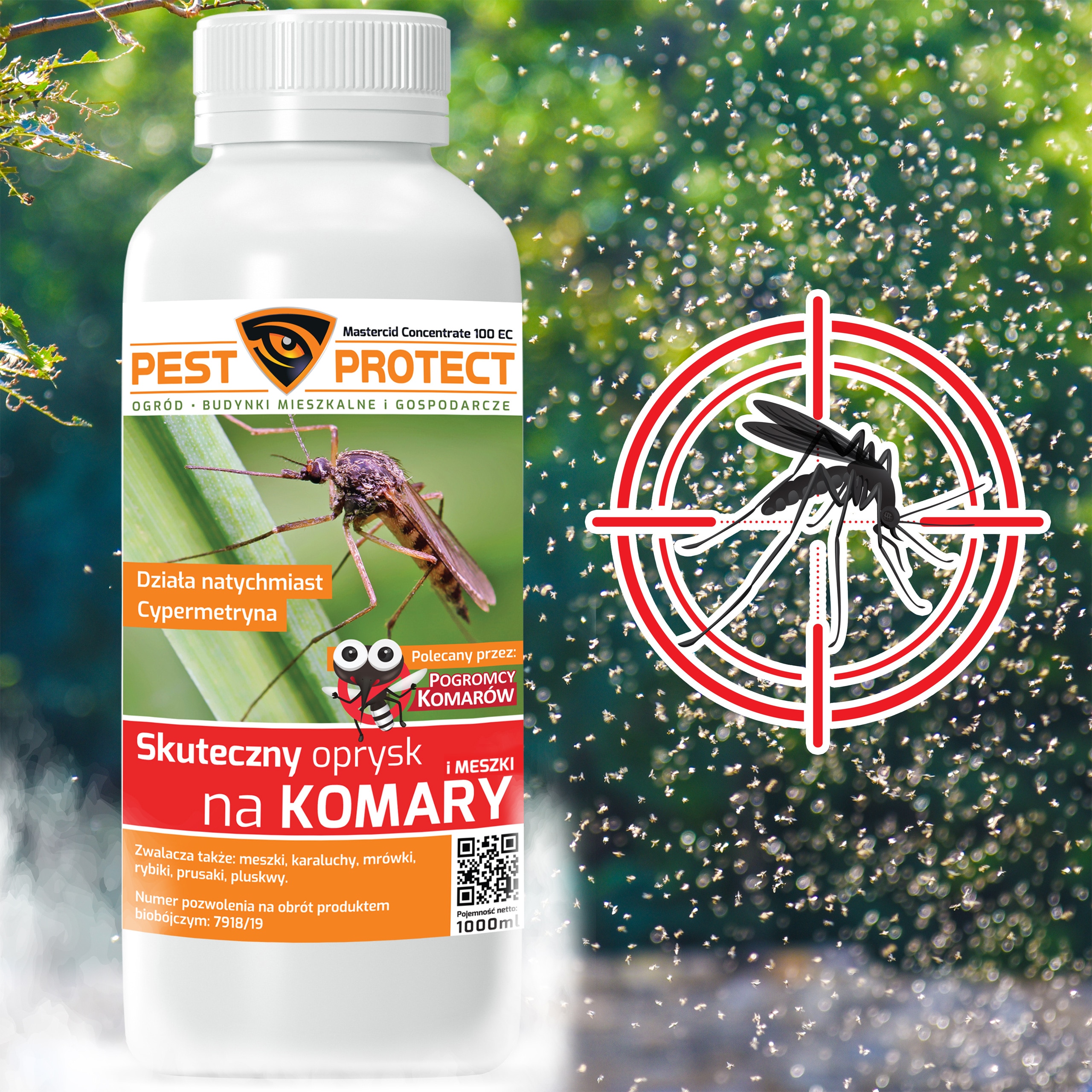 Pest Protect - Mücken- und Zeckenschutzmittel 1000 ml