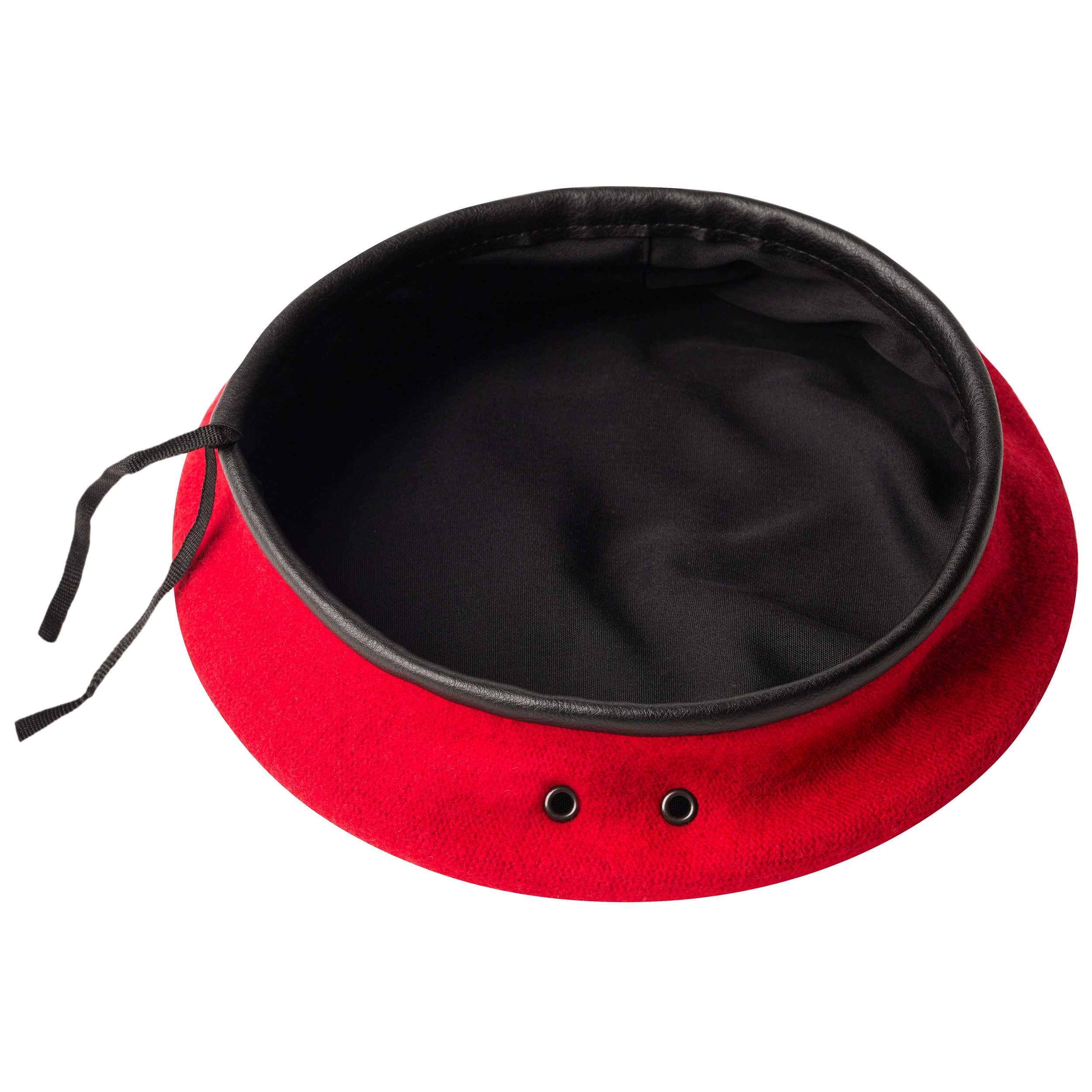 Baskenmütze mit Prägung - Rot
