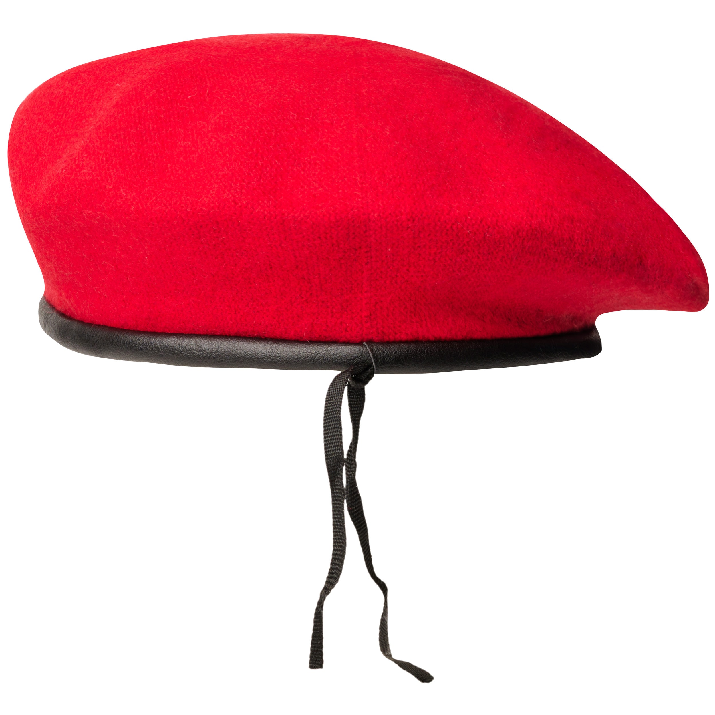 Baskenmütze mit Prägung - Rot