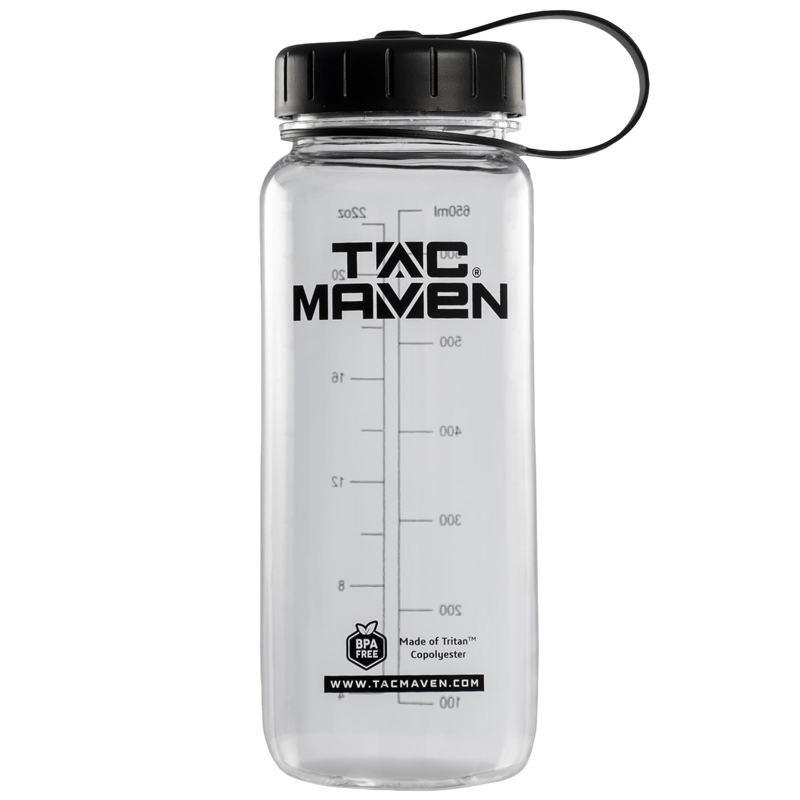 Pentagon - Tac Maven Touristische Flasche 650 ml - Transparent