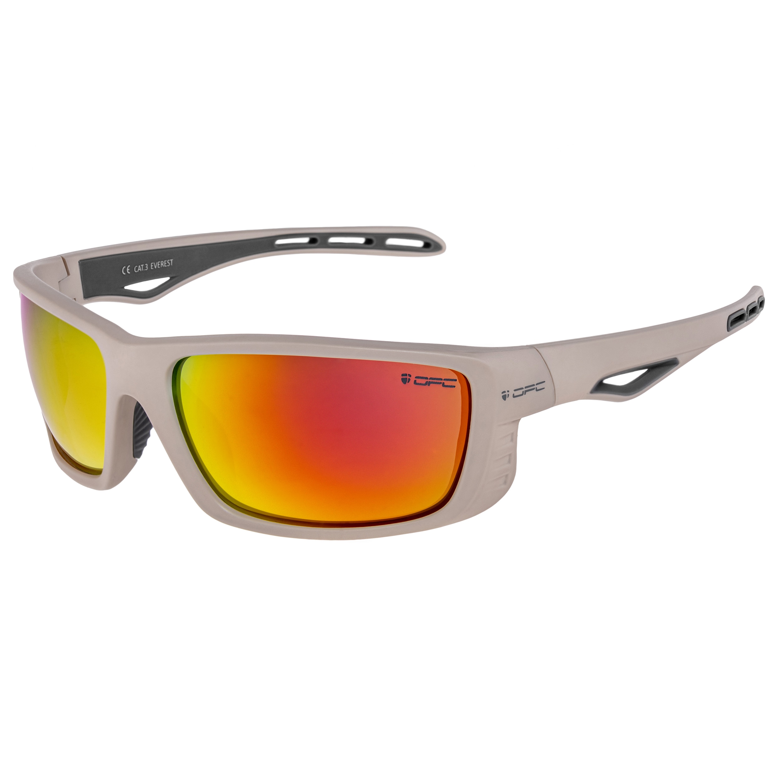 OPC - Sport Everest Matt Snow Red Revo Polarisierende Sonnenbrille