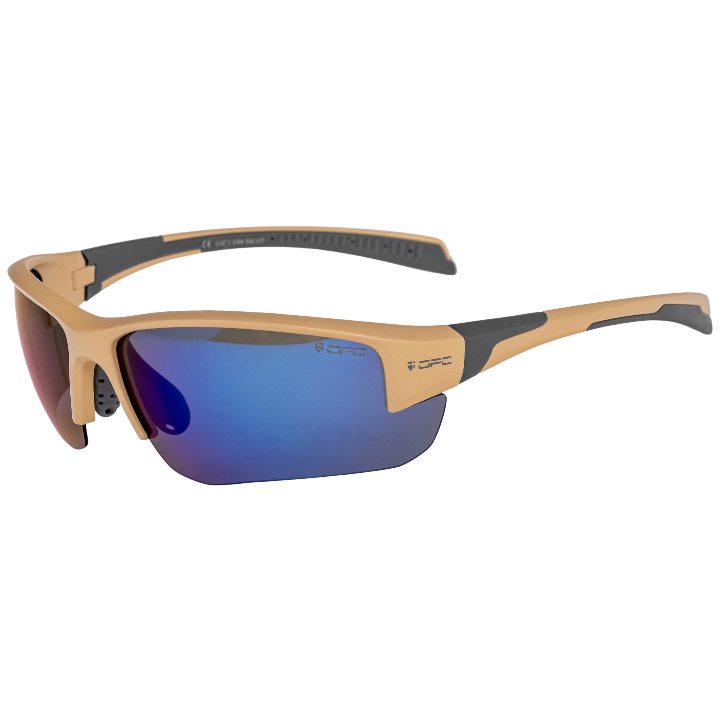 OPC - Sonnenbrille Extreme San Salvo mit Polarisation - Matt Khaki Blue