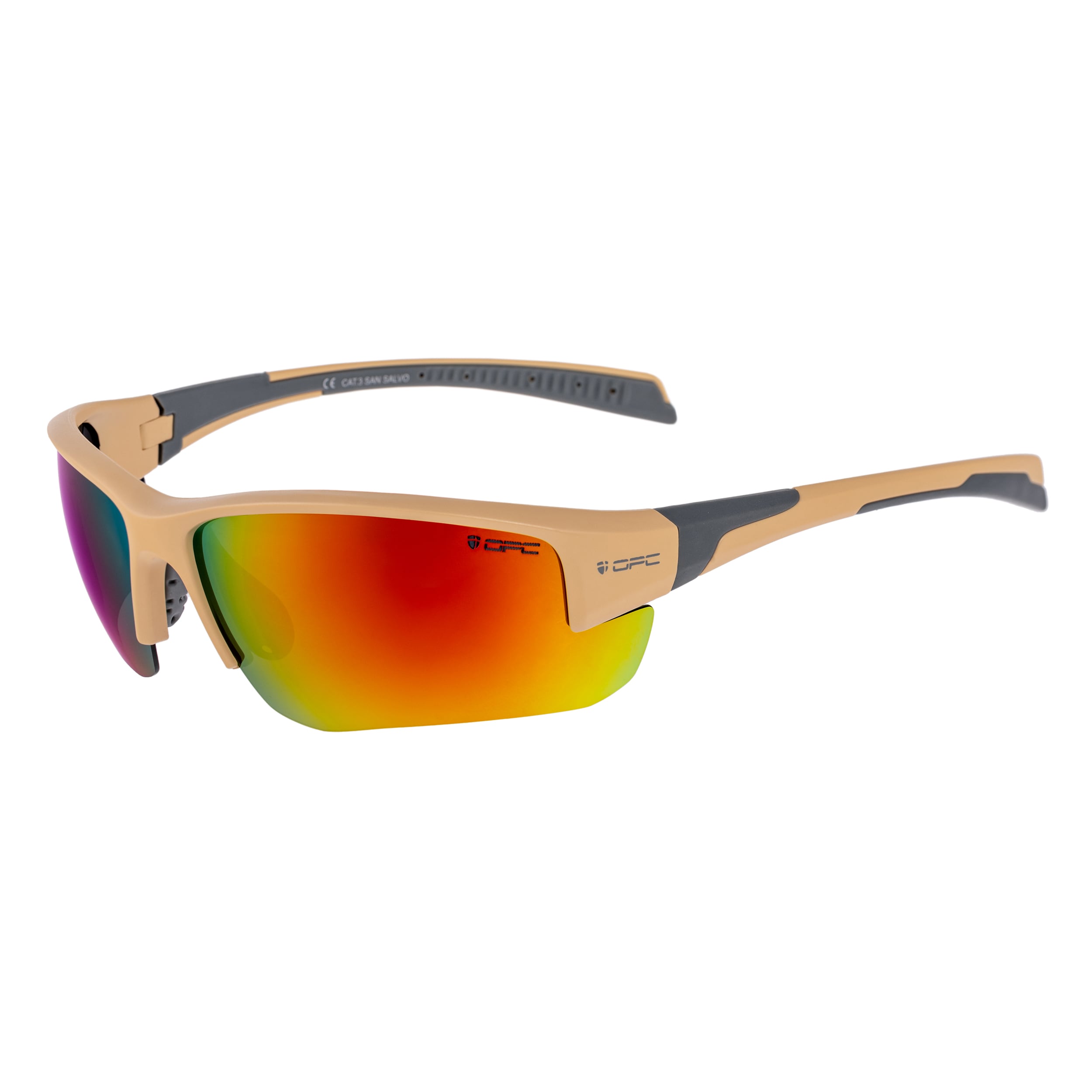 OPC - Sonnenbrille Extreme San Salvo mit Polarisation - Khaki Red Revo