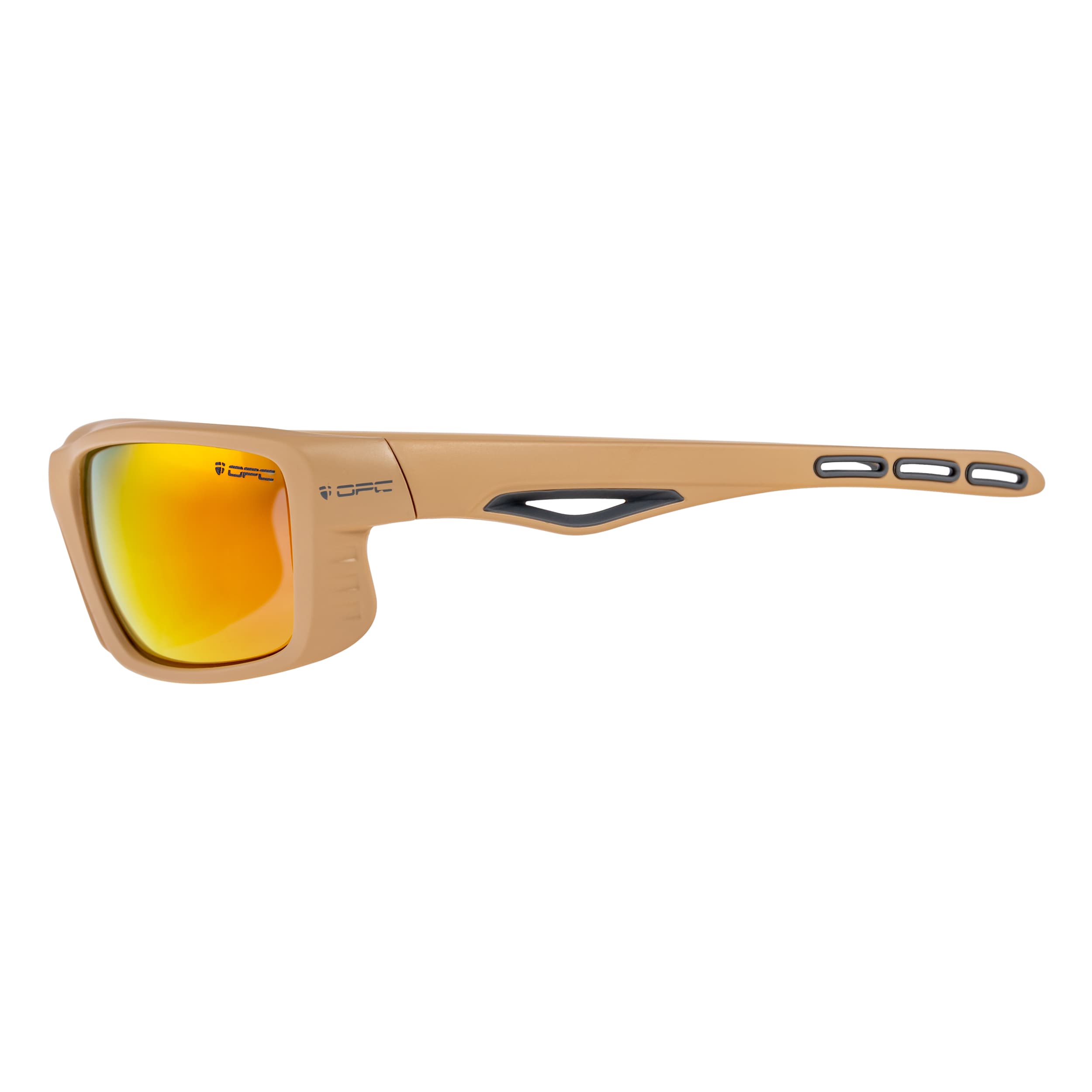 OPC - Sonnenbrille Sport Everest Matt mit Polarisation - Khaki Red Revo