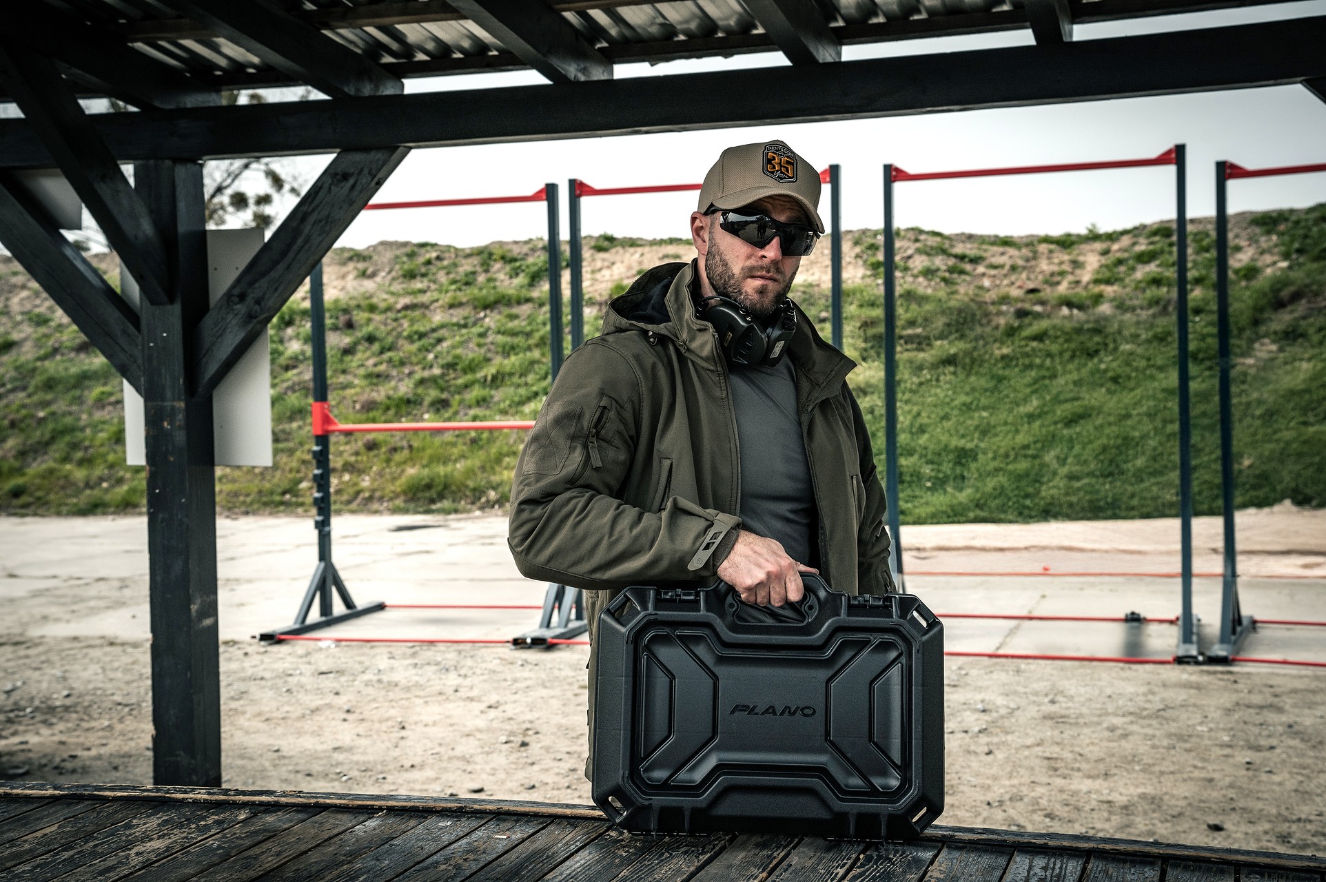 OPC - Extreme Raptor - Polarisierte Sonnenbrille - Matt Black Smoke/Yellow