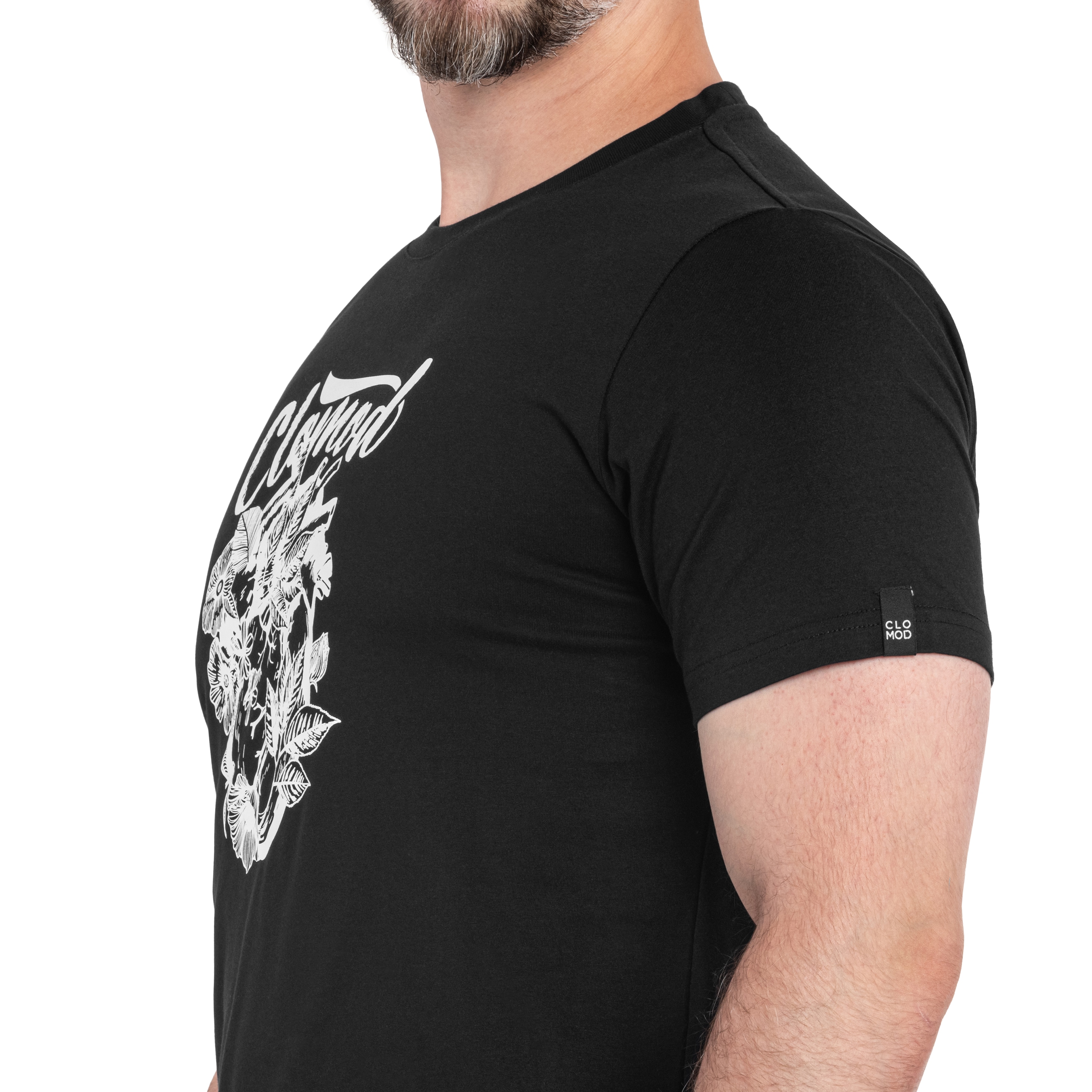 Pentagon - CloMod Flower Heart T-Shirt - Black