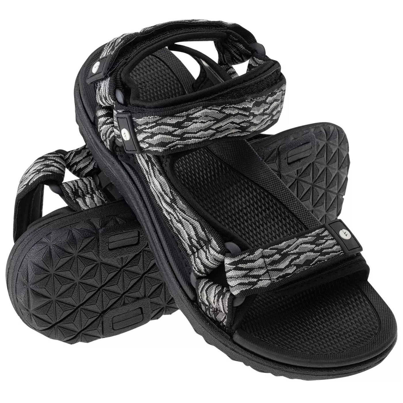 Hi-Tec - Hanar Herrensandalen - Black/Grey 