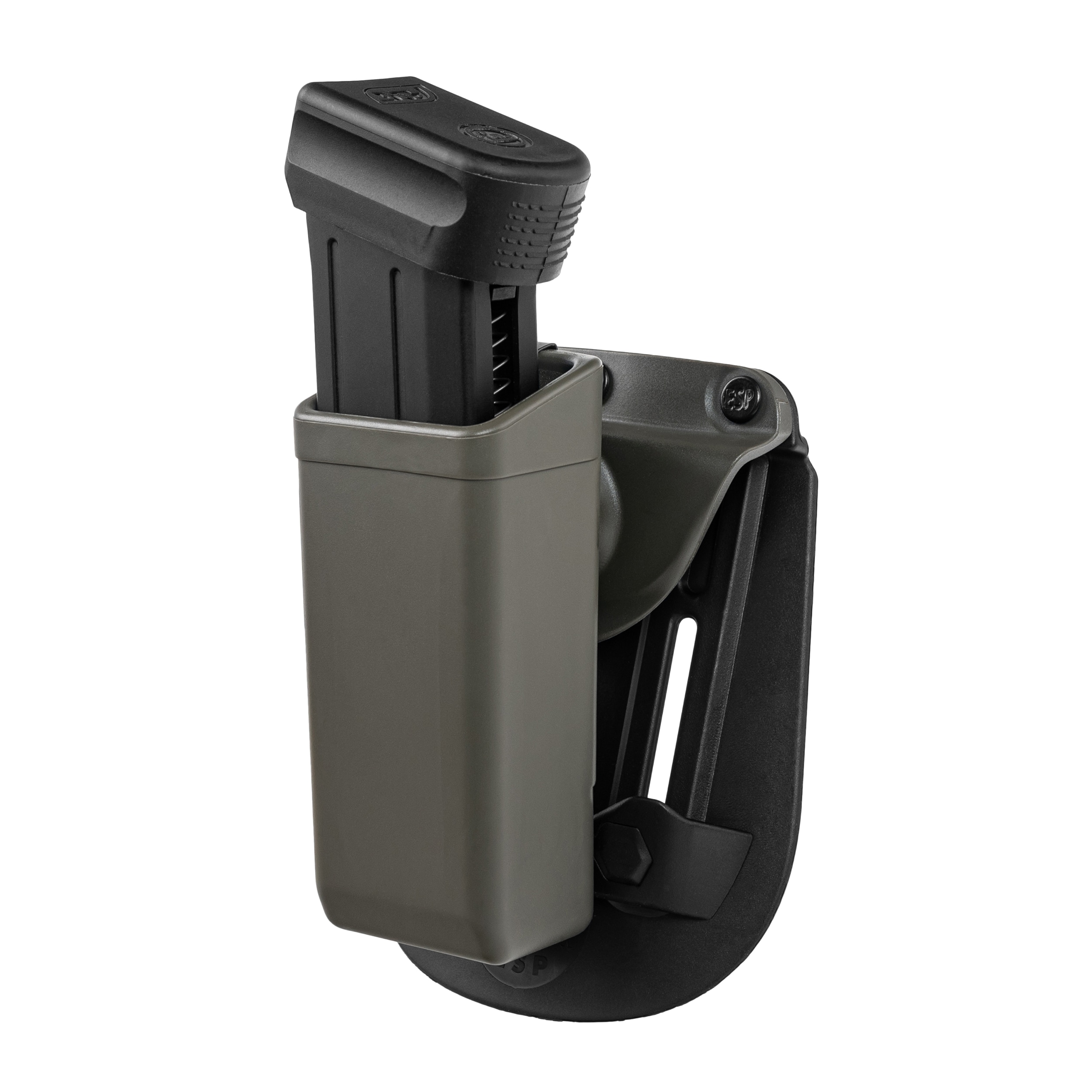 ESP - Drehbare Magazintasche mit Paddle-Befestigung für kleine Magazine - Olive Drab