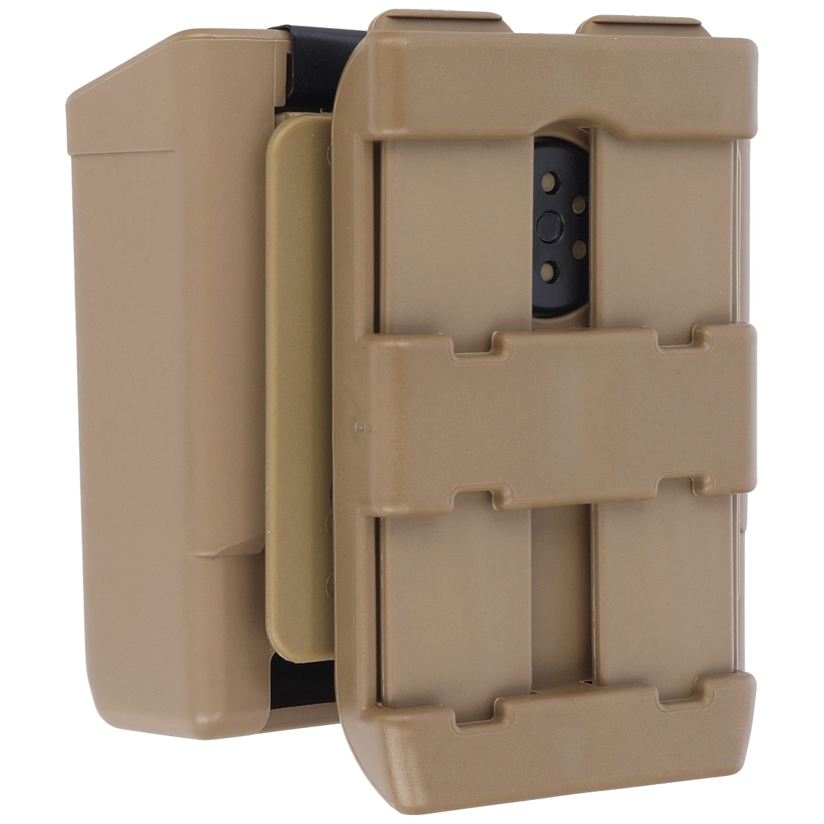 ESP - Doppel-Magazintasche, drehbar mit Halterung UBC-04-2 für 9 mm Magazine - Khaki