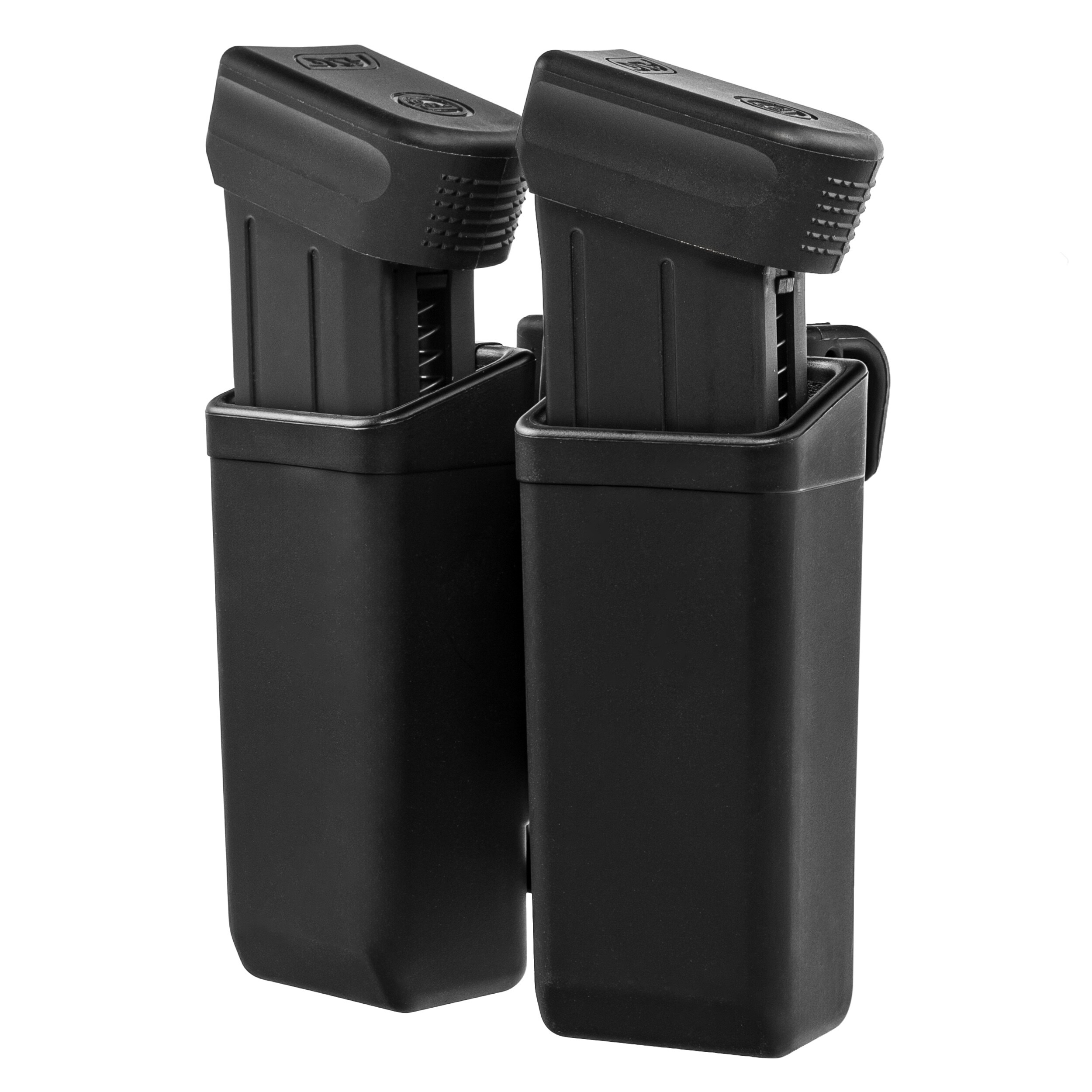 ESP - Doppel-Magazintasche, drehbar mit UBC-08 Clip-Befestigung für 9 mm Magazine - Black