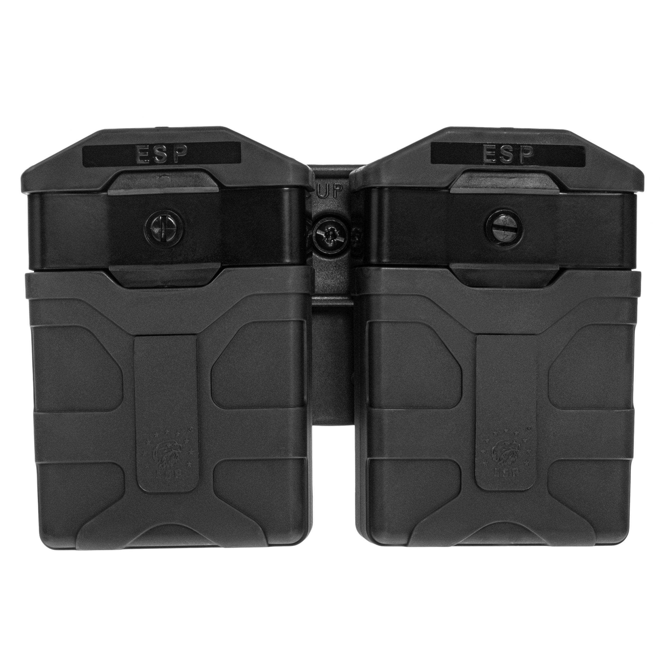 ESP - Doppel-Magazintasche drehbar  mit UBC-01 Clip-Befestigung für Magazine - Black