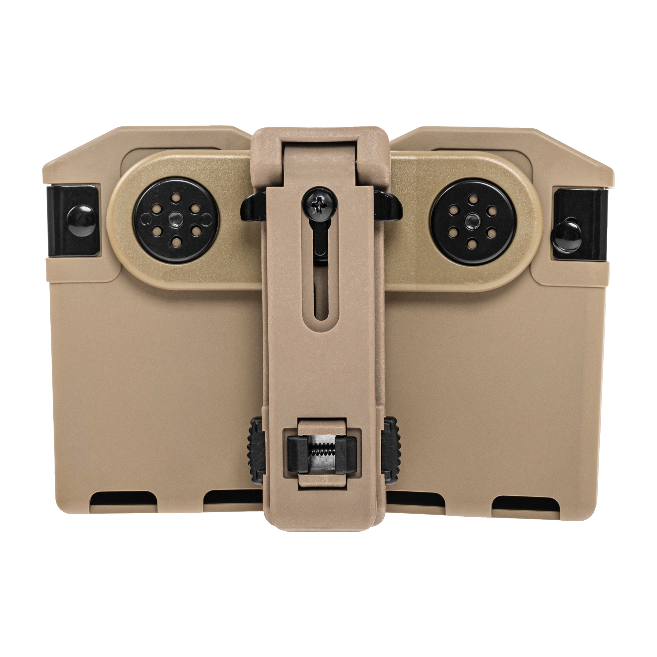 ESP - Doppel-Magazintasche, drehbar, mit UBC-02 Clip-Befestigung für Magazine - Khaki