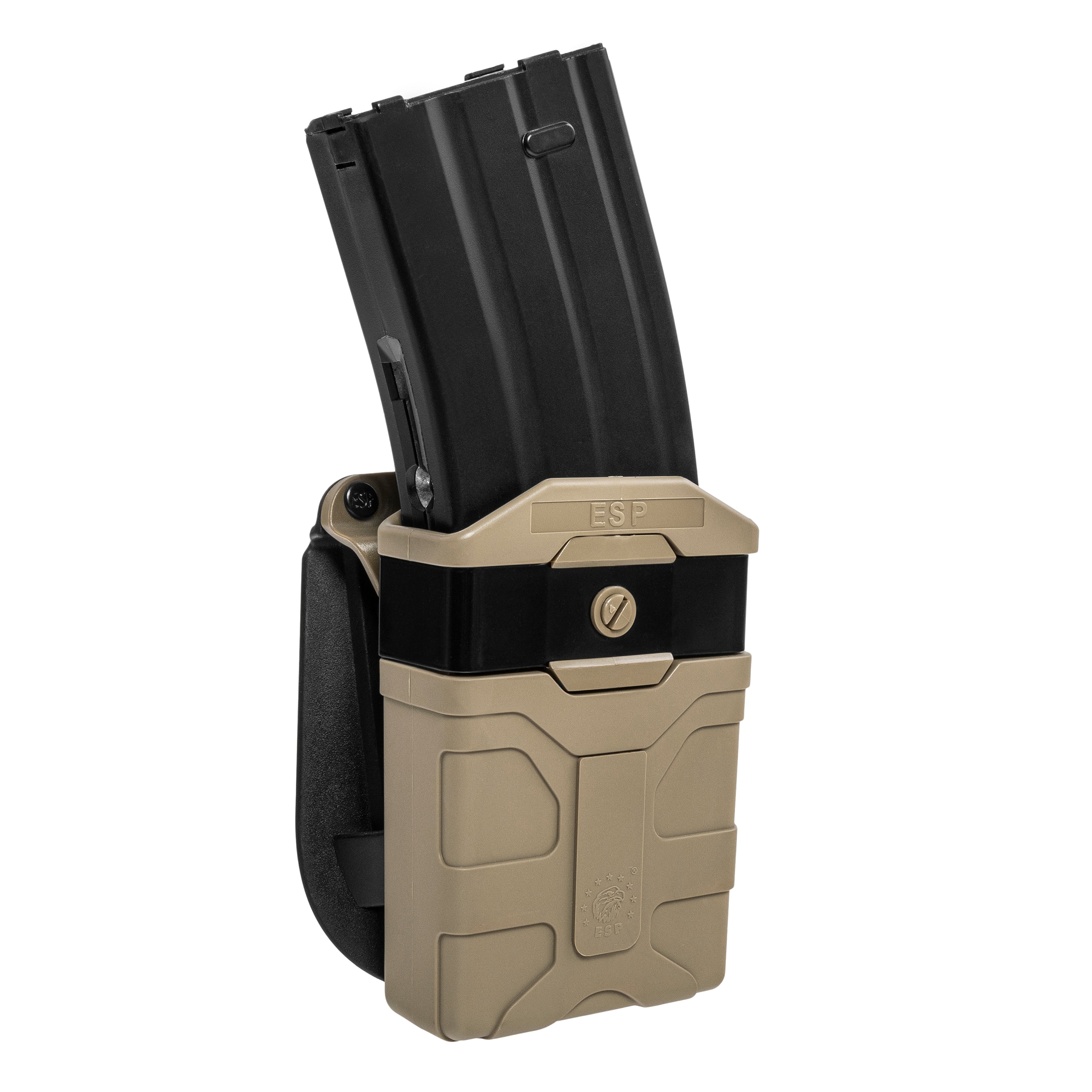ESP - Drehbare Magazintasche mit Paddle-Befestigung - Khaki