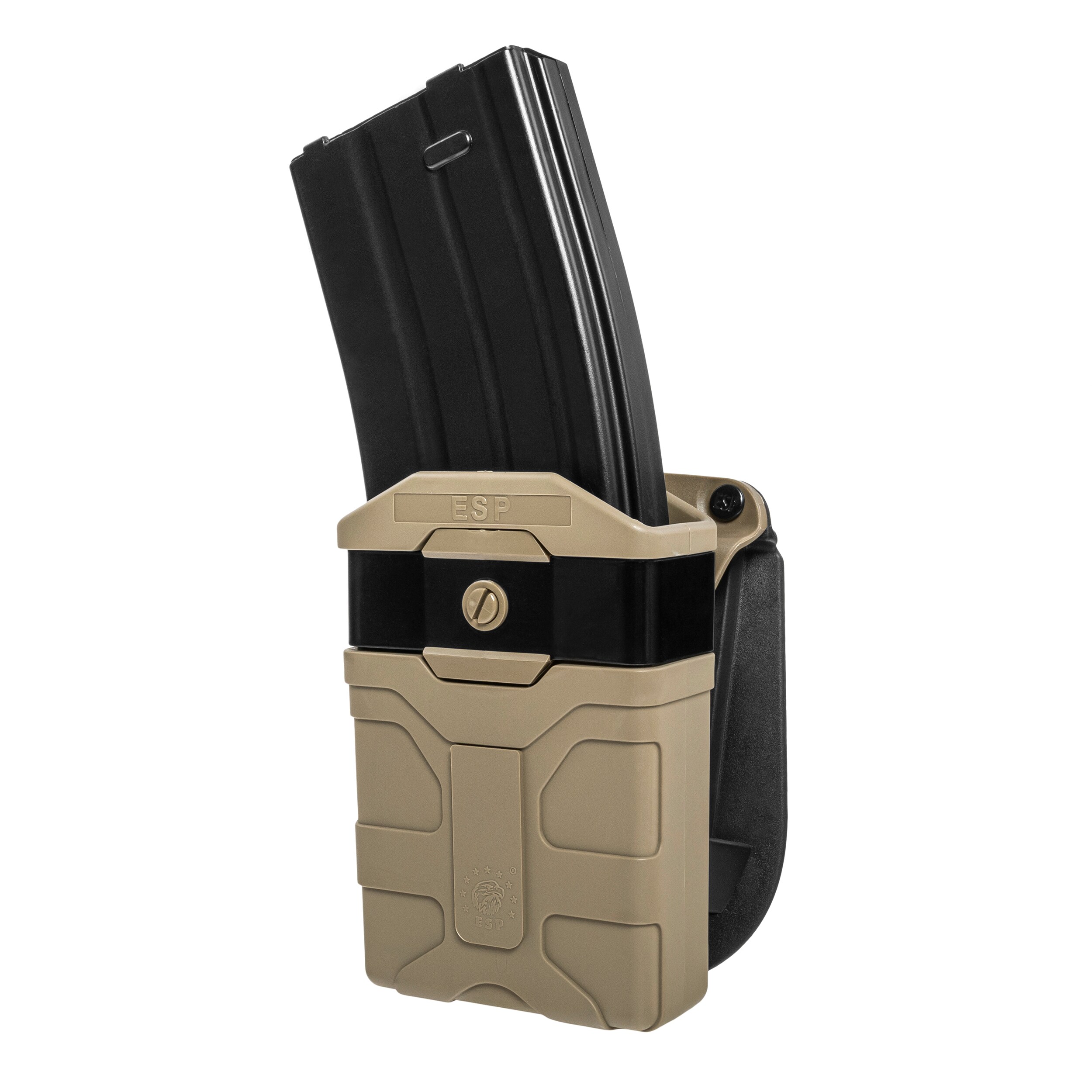 ESP - Drehbare Magazintasche mit Paddle-Befestigung - Khaki