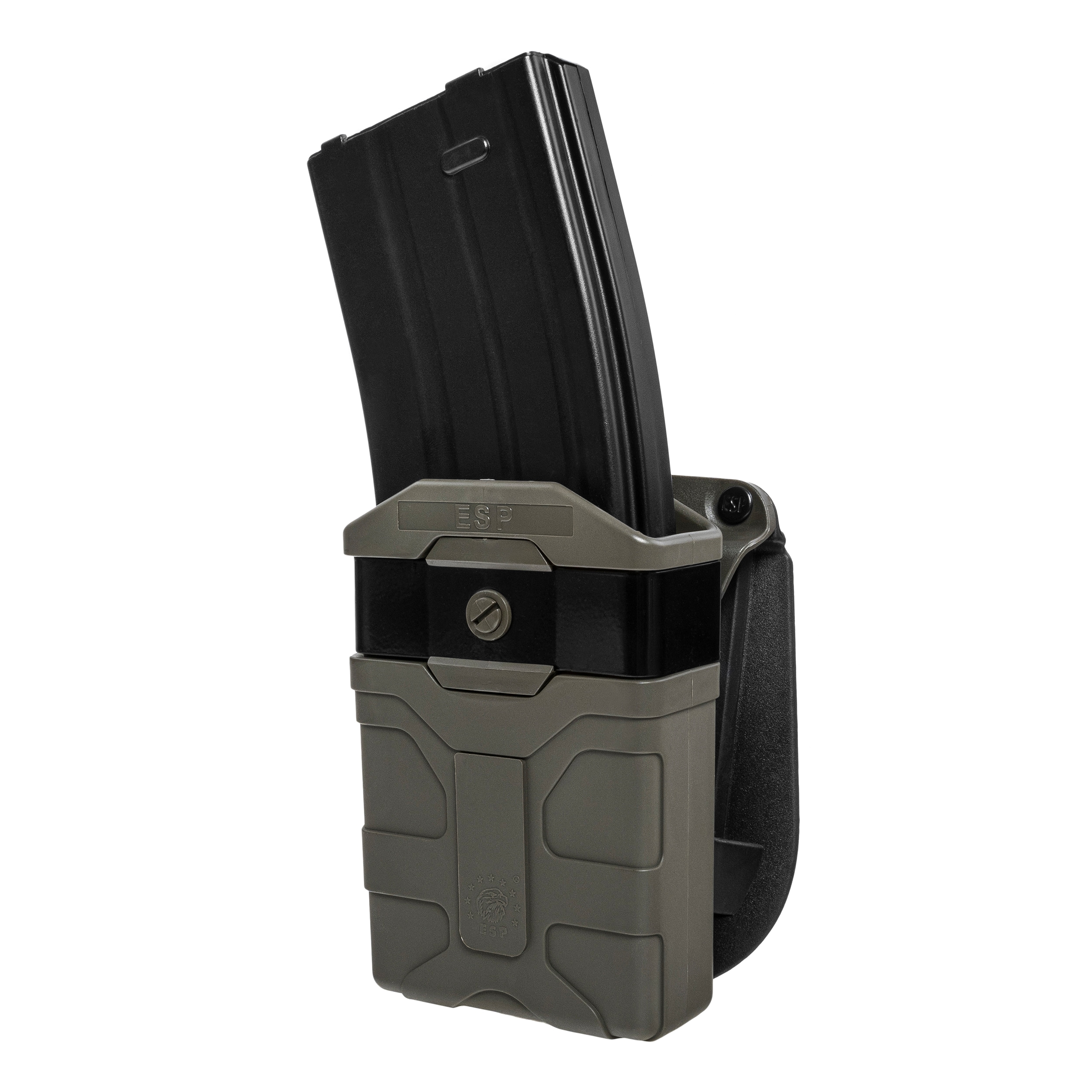 ESP - Drehbare Magazintasche mit Paddle-Befestigung - Olive Drab
