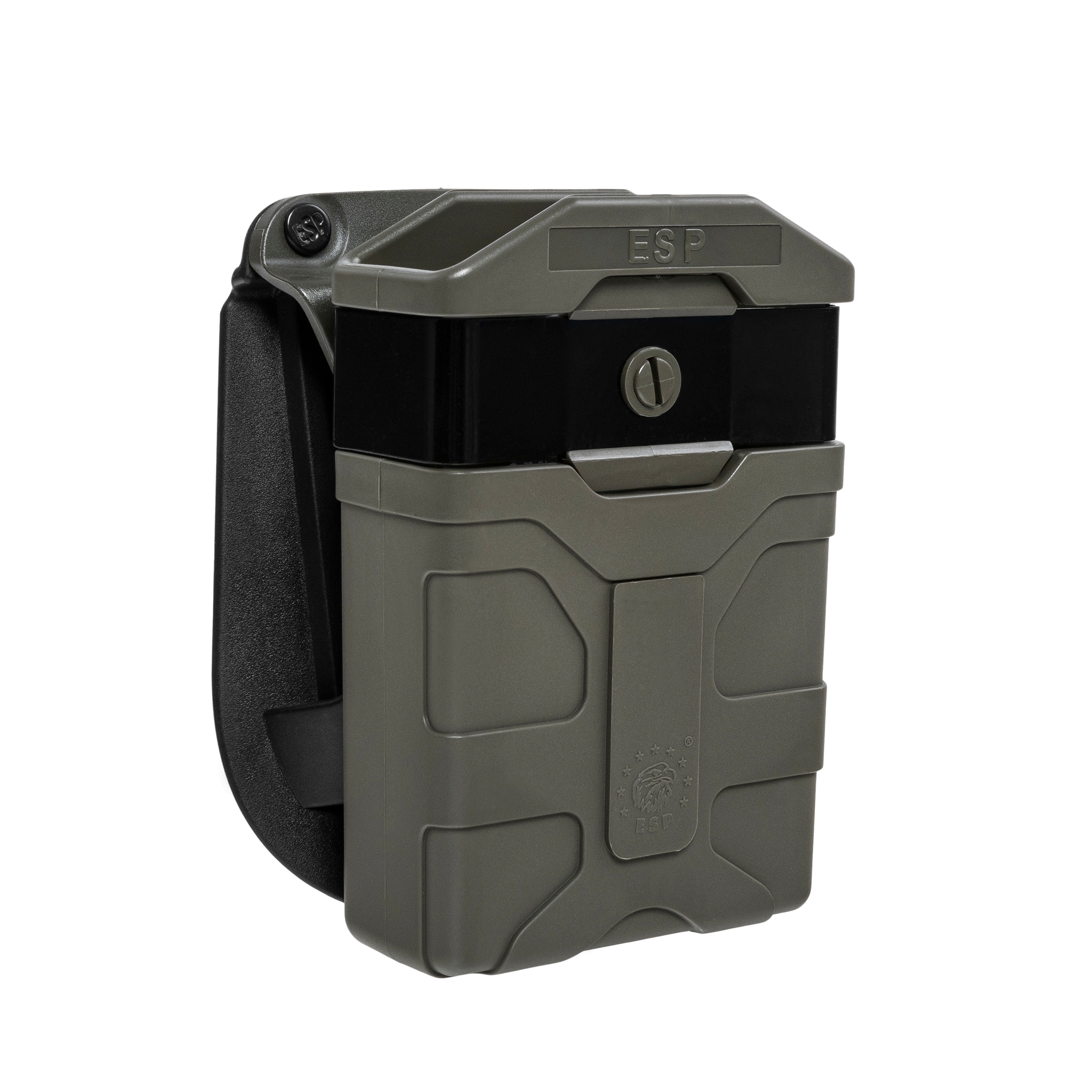 ESP - Drehbare Magazintasche mit Paddle-Befestigung - Olive Drab