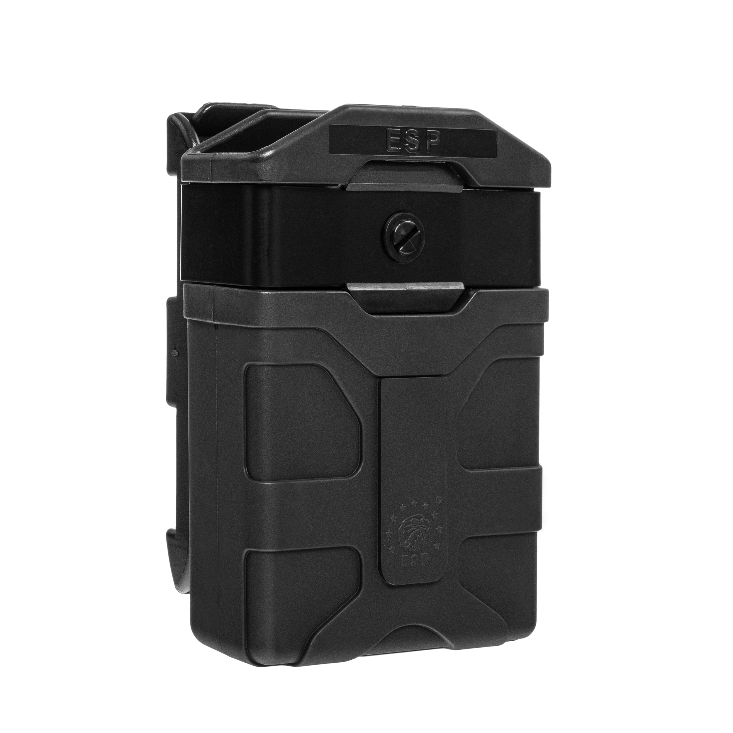 ESP - Drehbare Magazintasche mit Befestigung UBC-04-2 Clip für Magazin - Black