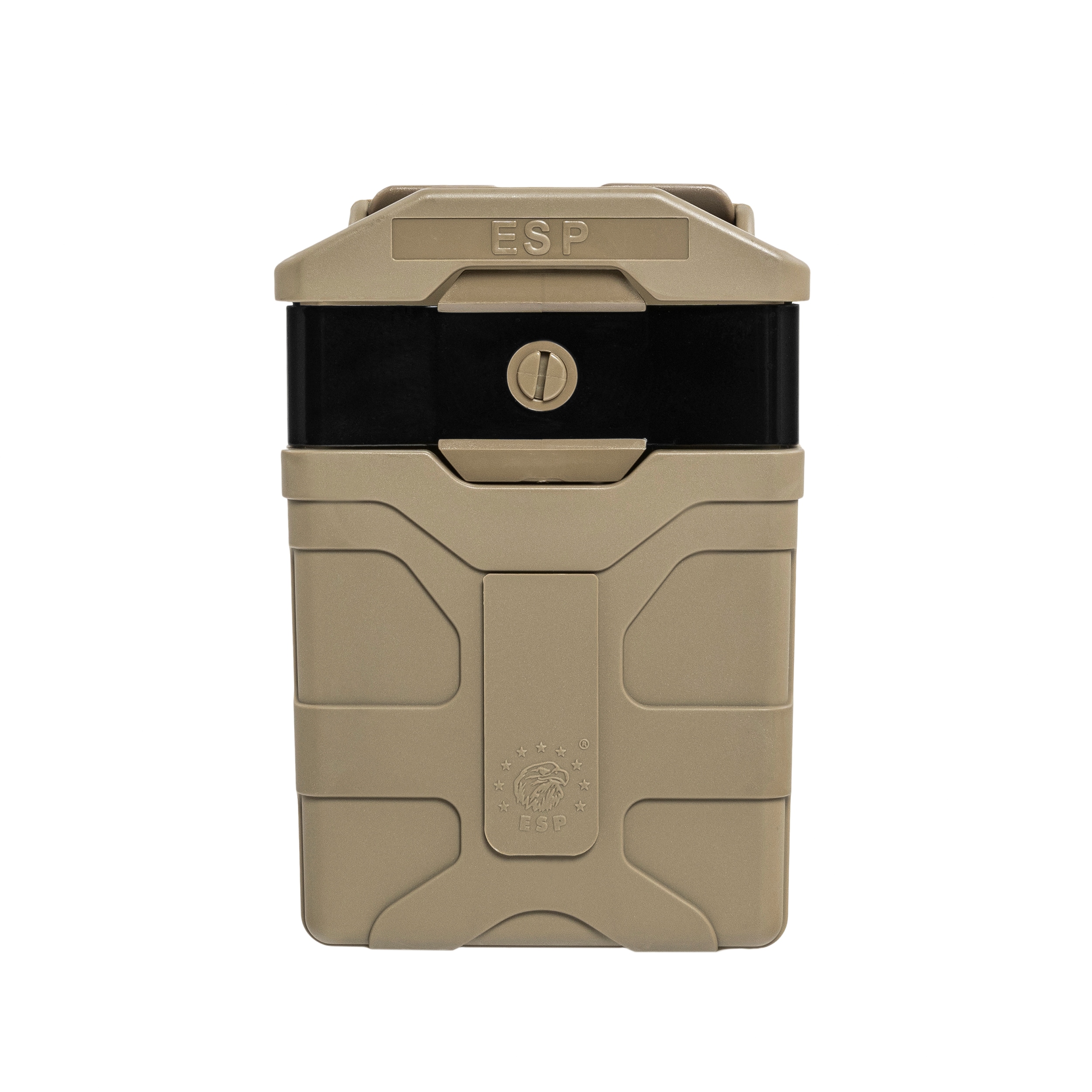 ESP - Drehbare Magazintasche mit Befestigung UBC-04-2 Clip für Magazin - Khaki