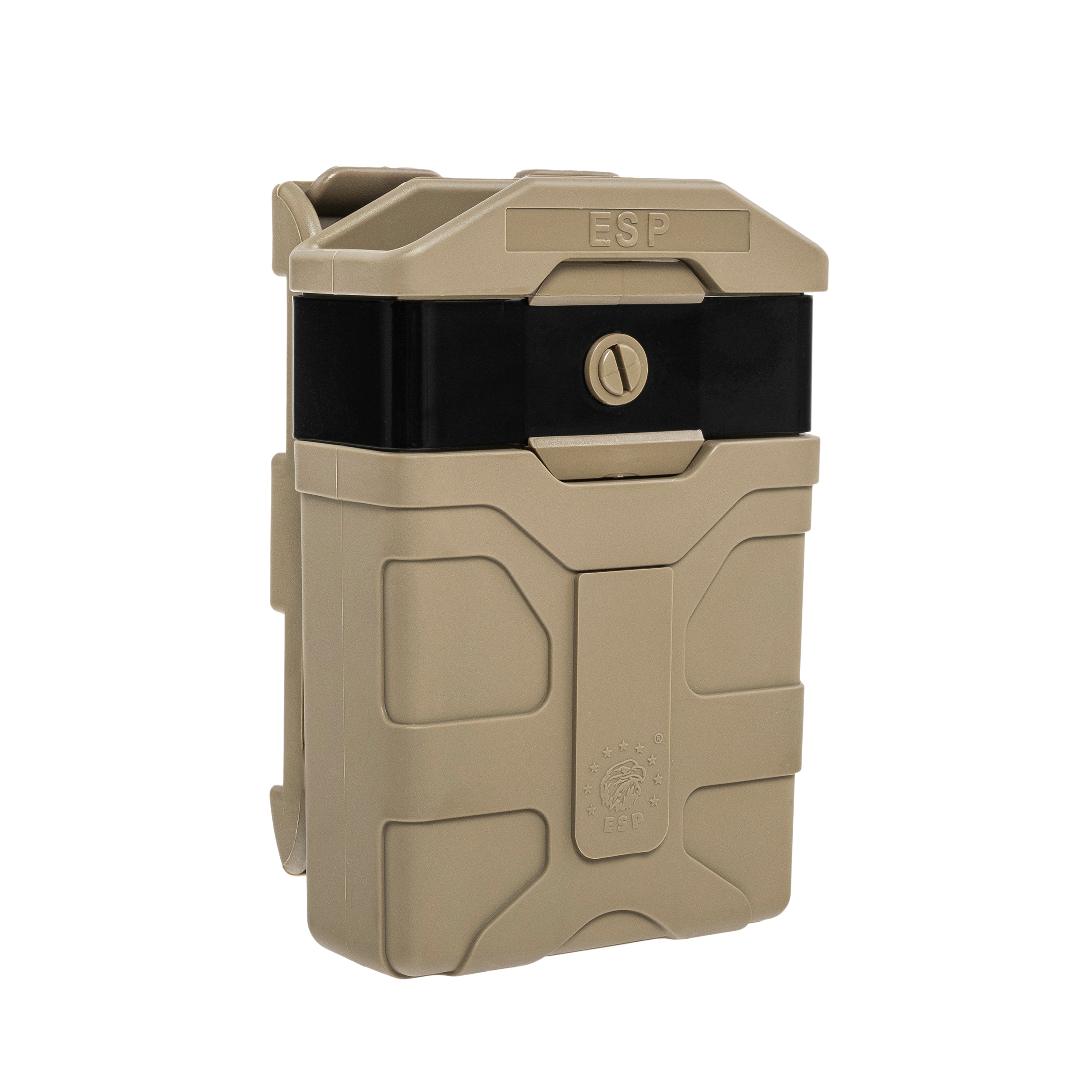ESP - Drehbare Magazintasche mit Befestigung UBC-04-2 Clip für Magazin - Khaki