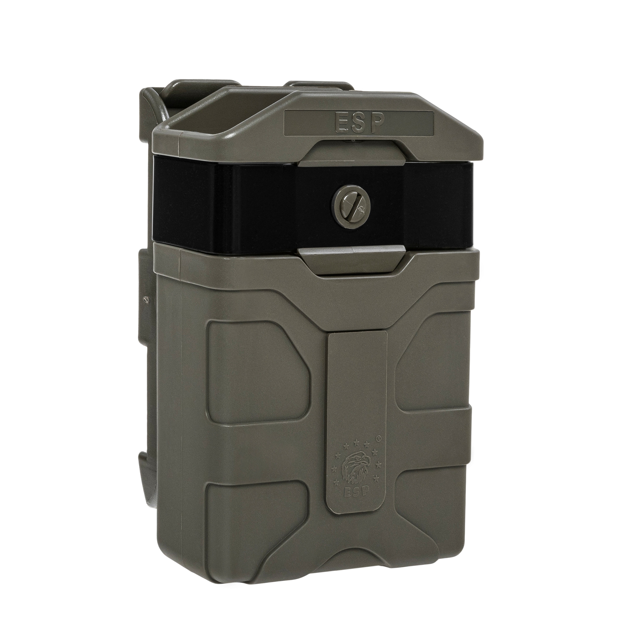 ESP - Drehbare Magazintasche mit UBC-04-2 Clip-Befestigung für Magazine - Olive Drab