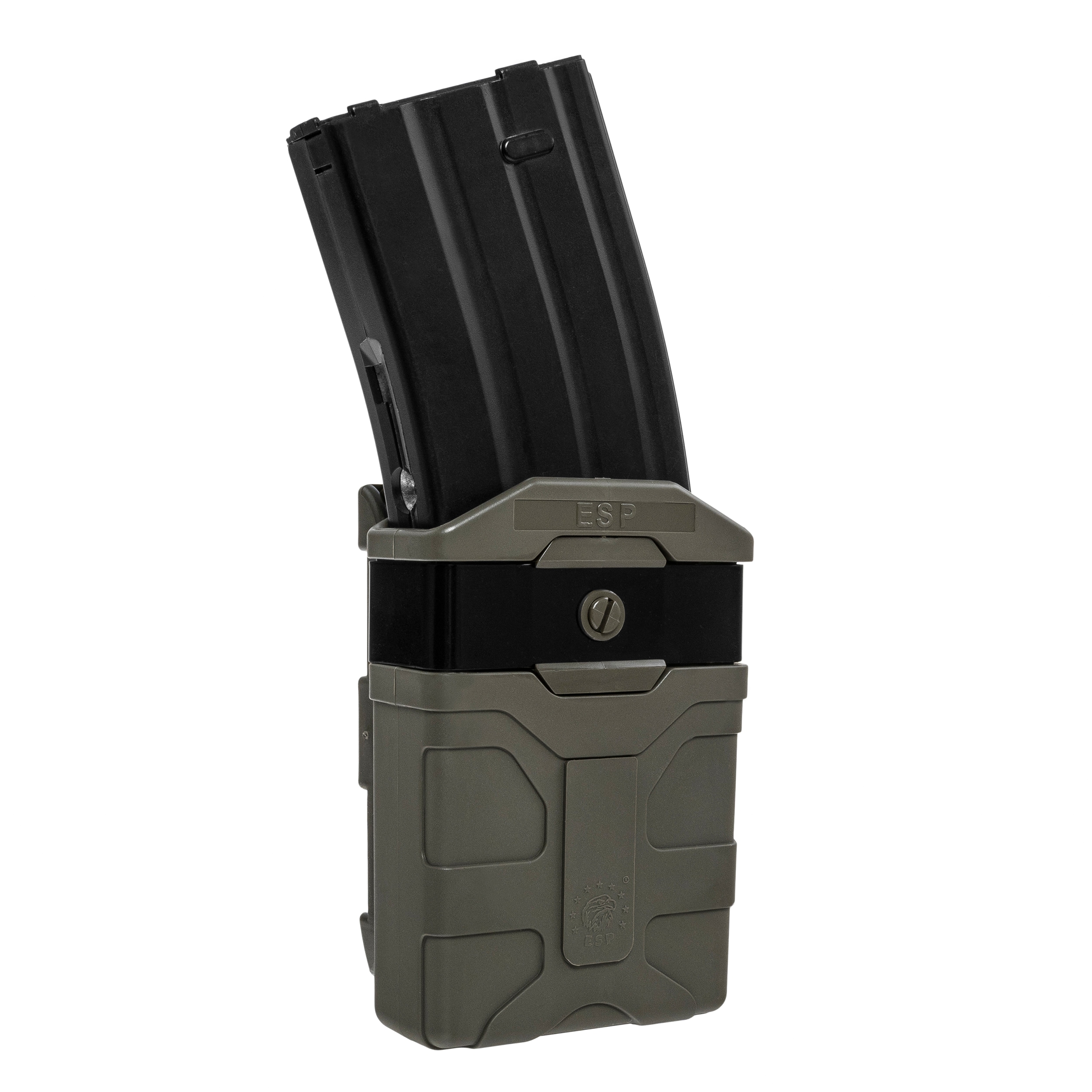 ESP - Drehbare Magazintasche mit UBC-04-2 Clip-Befestigung für Magazine - Olive Drab