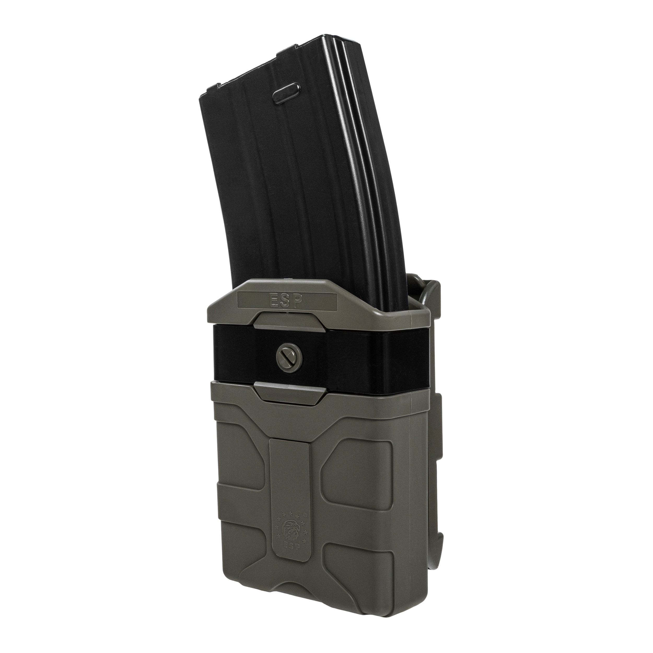 ESP - Drehbare Magazintasche mit UBC-04-2 Clip-Befestigung für Magazine - Olive Drab