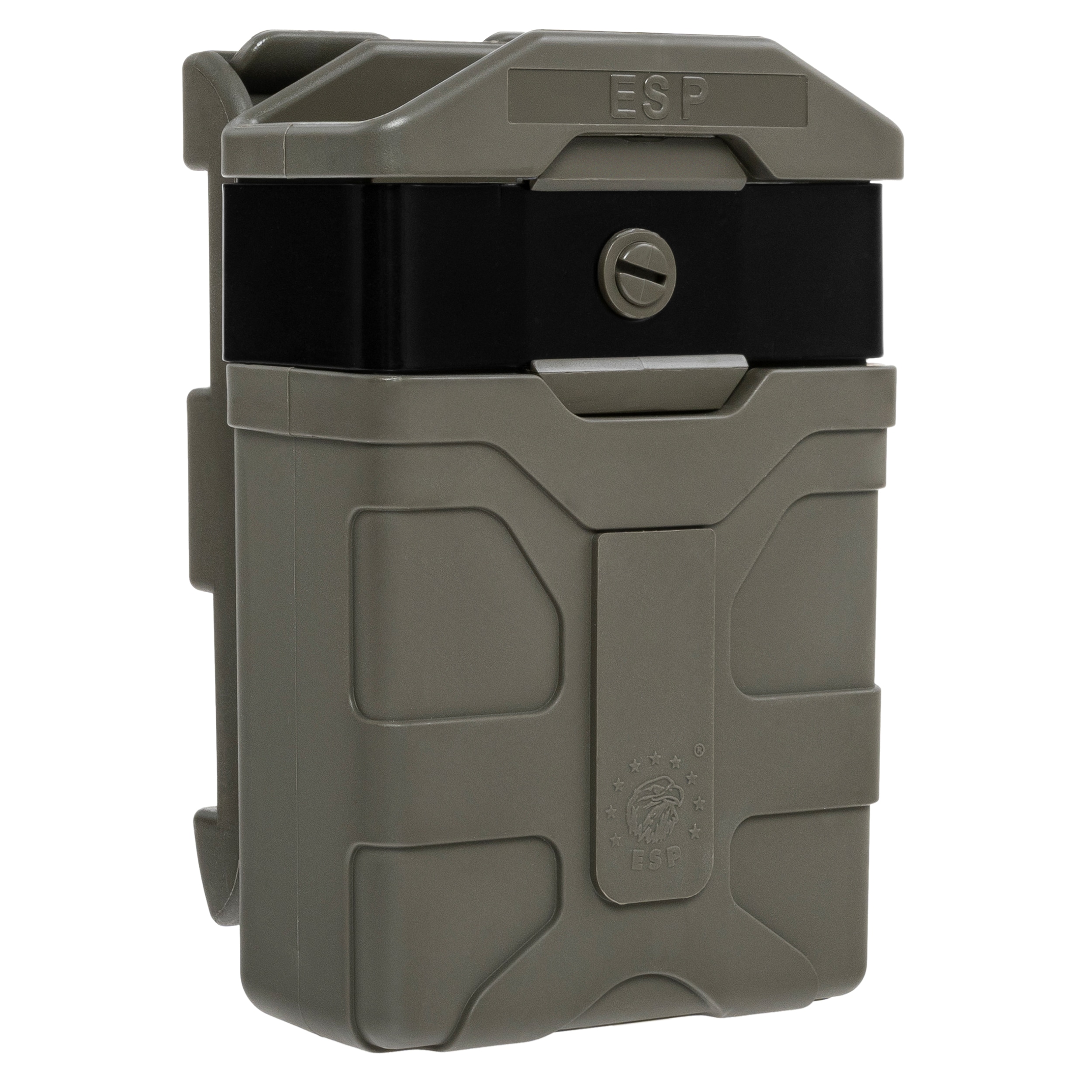 ESP - Drehbare Magazintasche mit UBC-07-Befestigung für 5,56 mm Magazine, MOLLE - Olive Drab