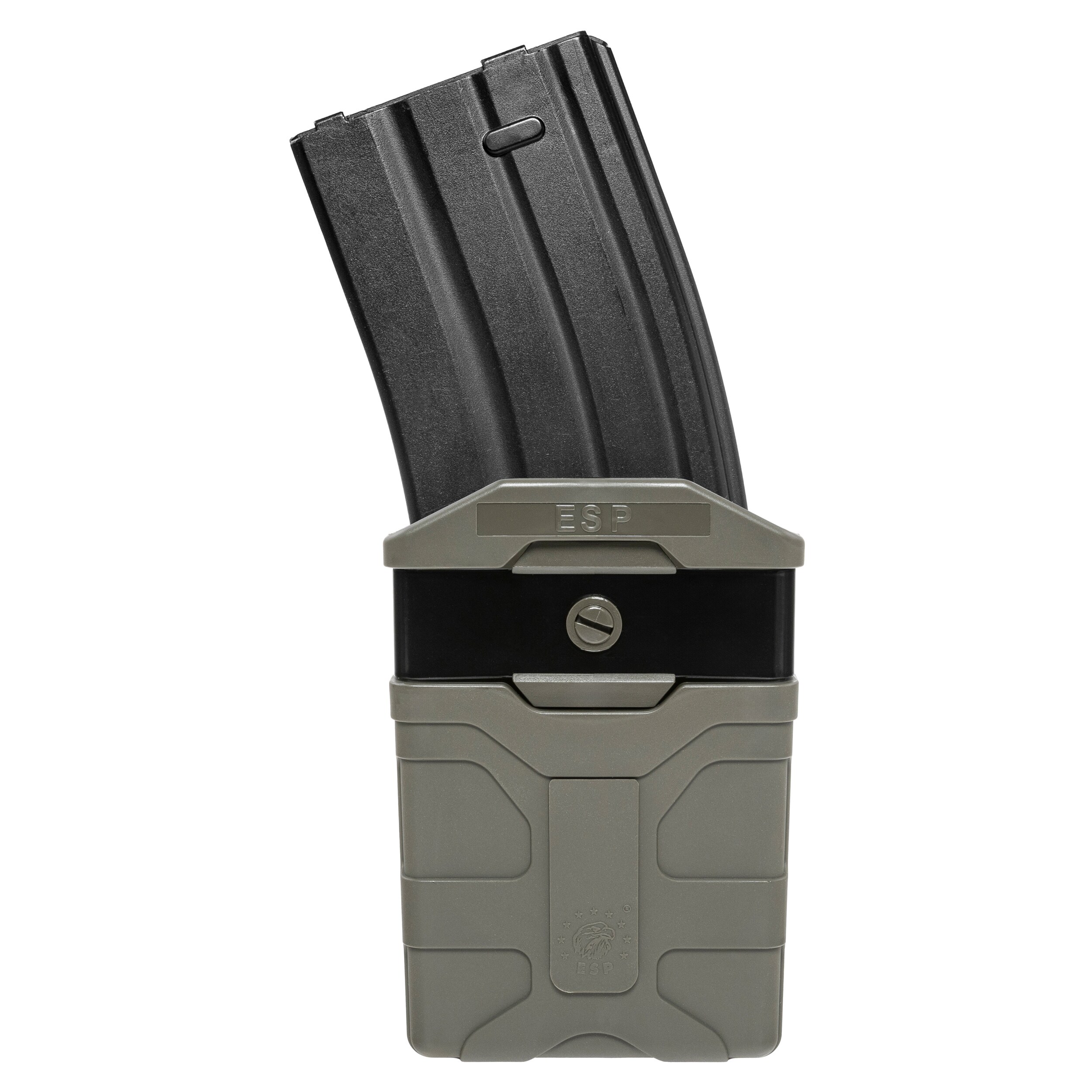 ESP - Drehbare Magazintasche mit Befestigung UBC-08 für Magazine - Olive Drab